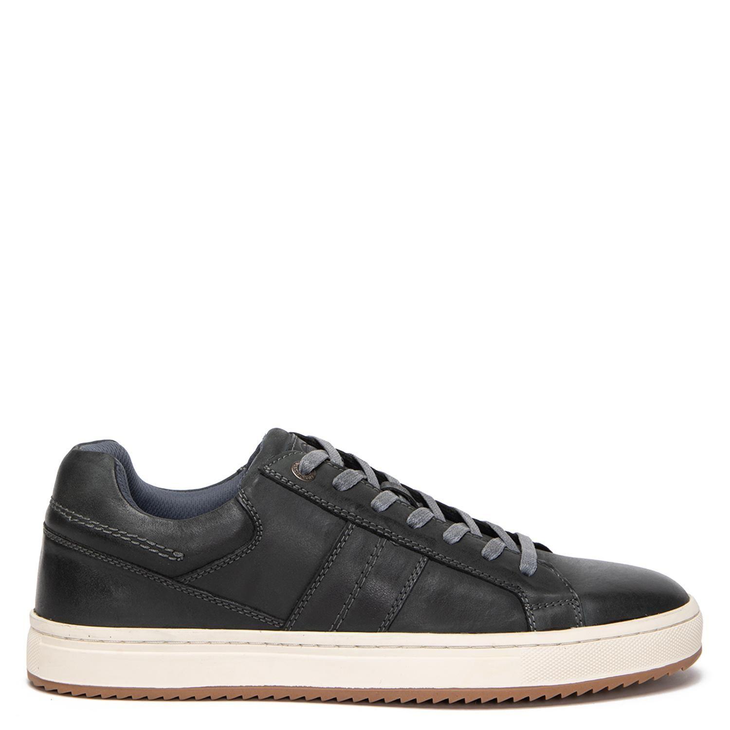 Zapatilla de cuero hombre Guante azul Kiama-0