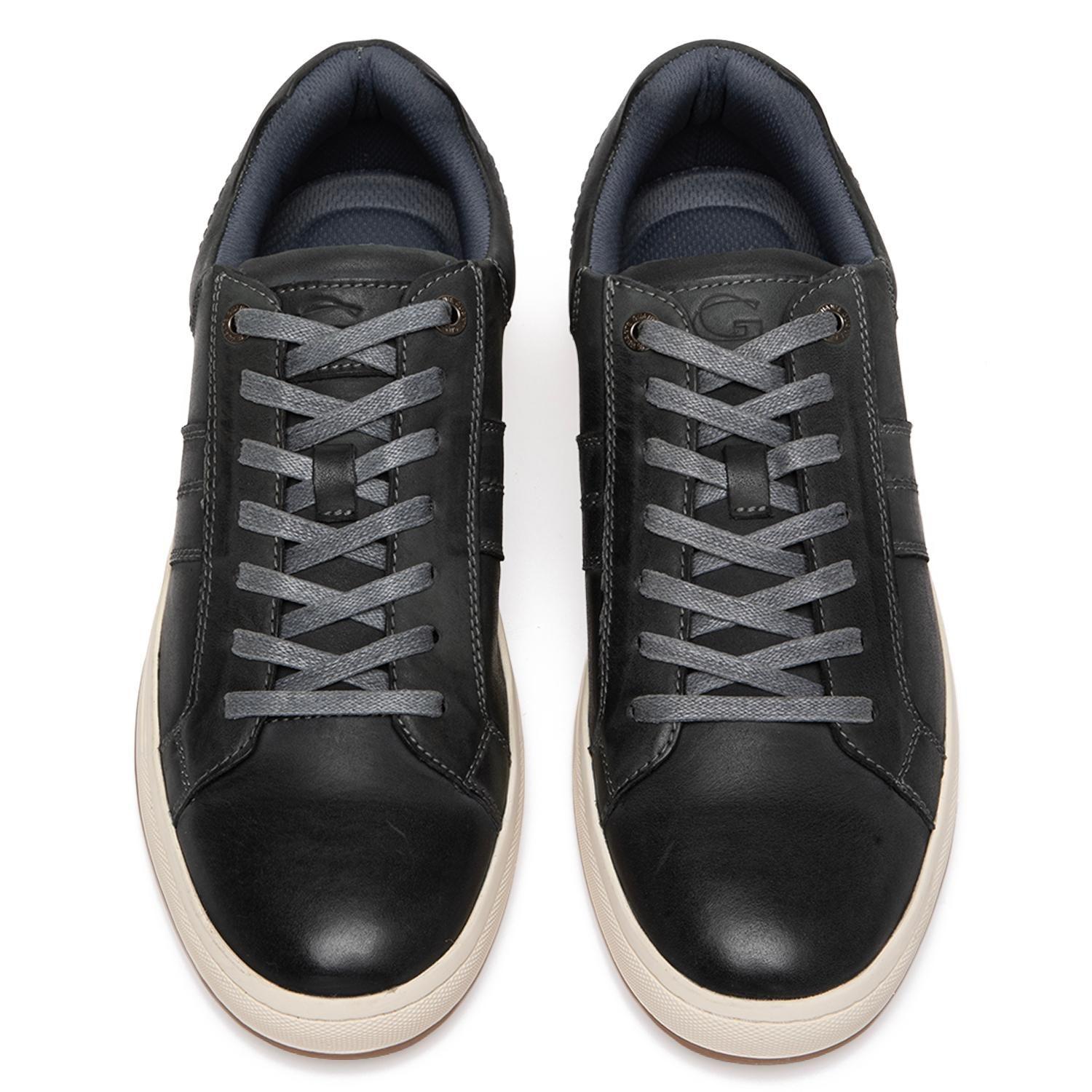 Zapatilla de cuero hombre Guante azul Kiama-3