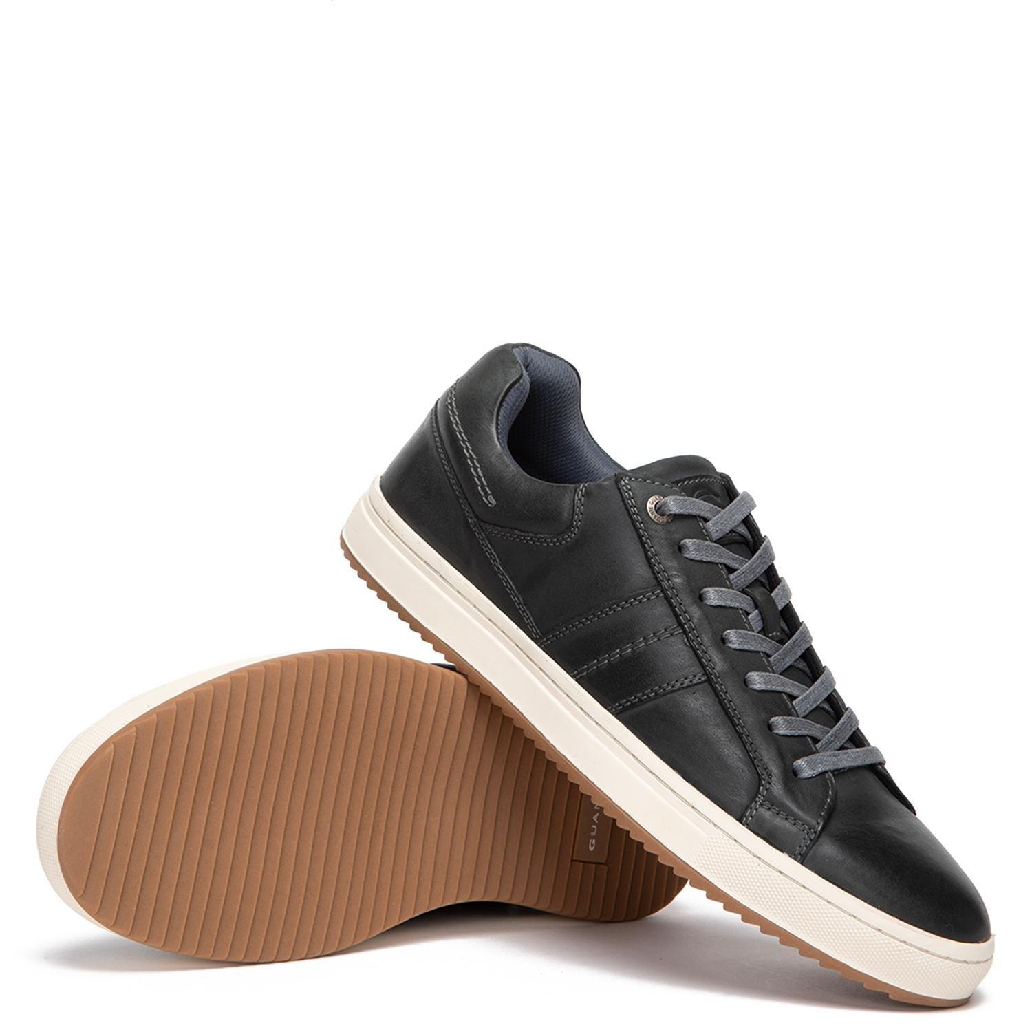 Zapatilla de cuero hombre Guante azul Kiama-5