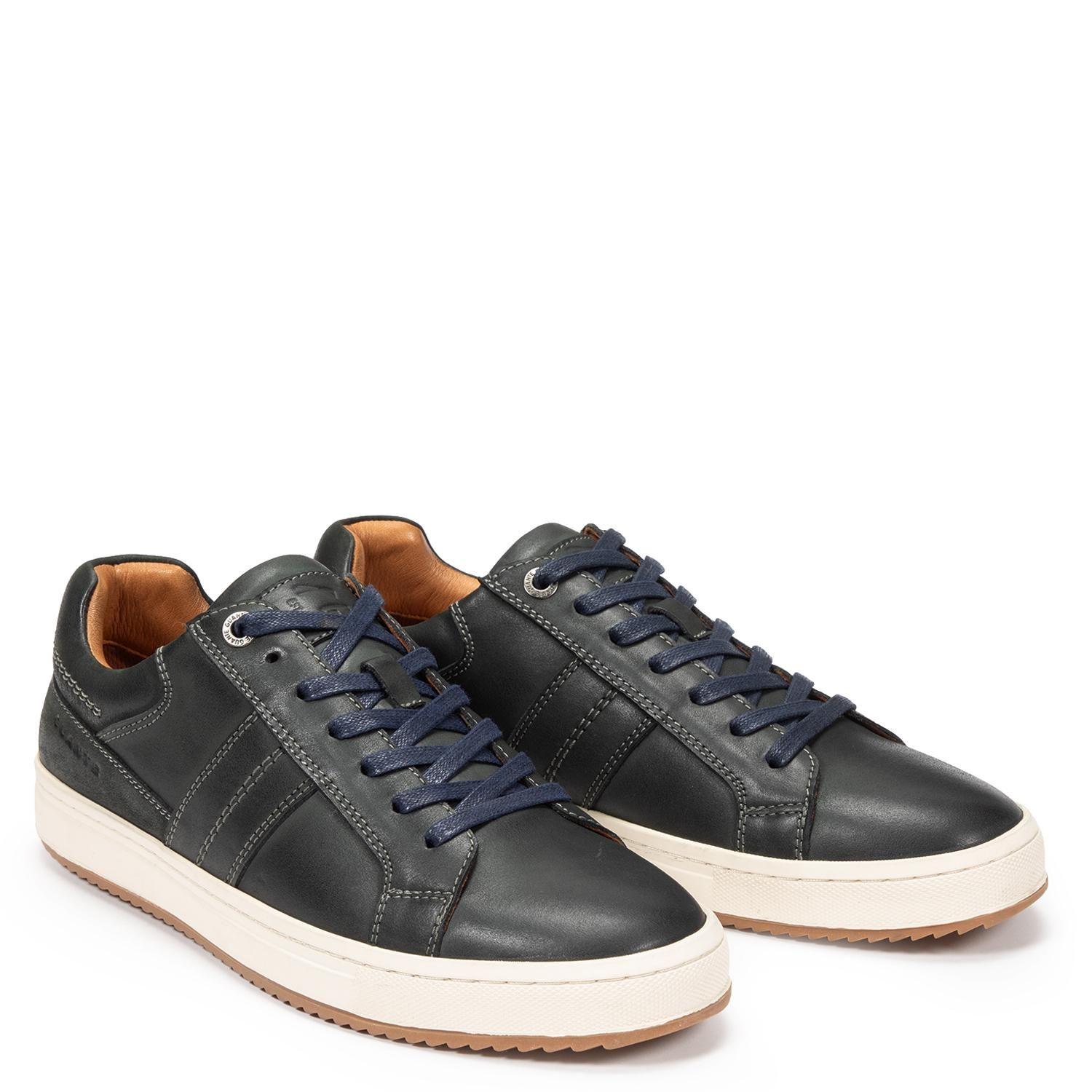 Zapatilla de cuero hombre Guante azul Kiama 0036091-3