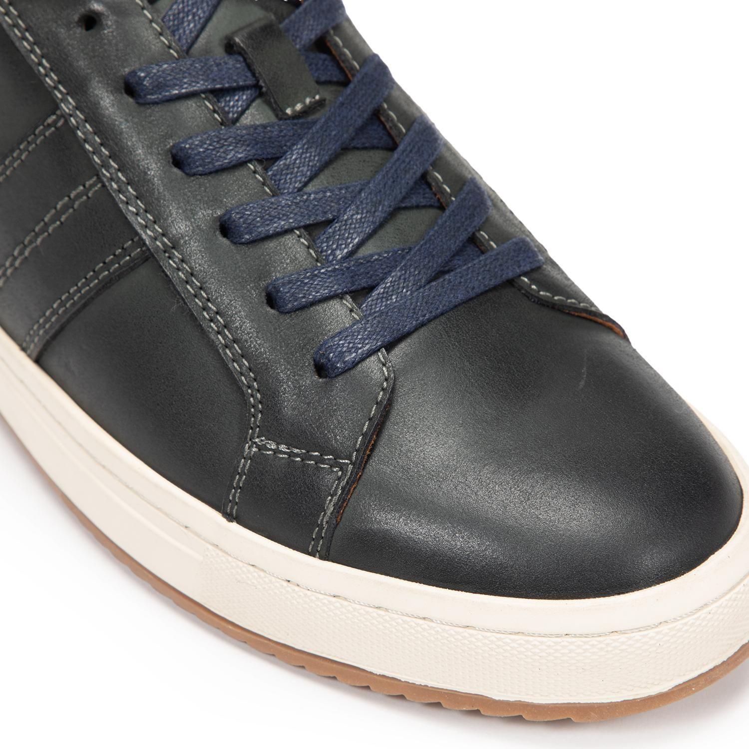 Zapatilla de cuero hombre Guante azul Kiama 0036091-5