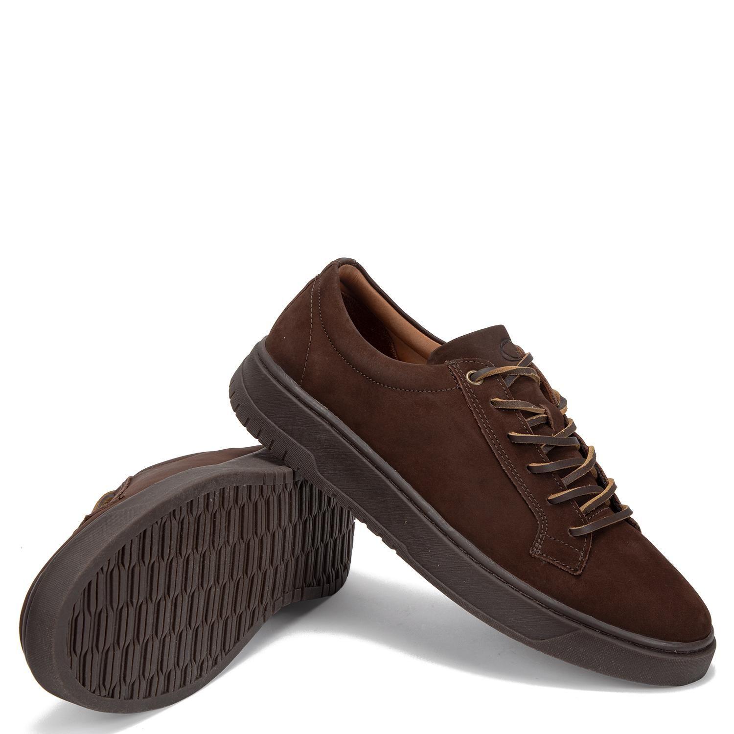 Zapatilla de cuero hombre Guante chocolate Hong Kong-2