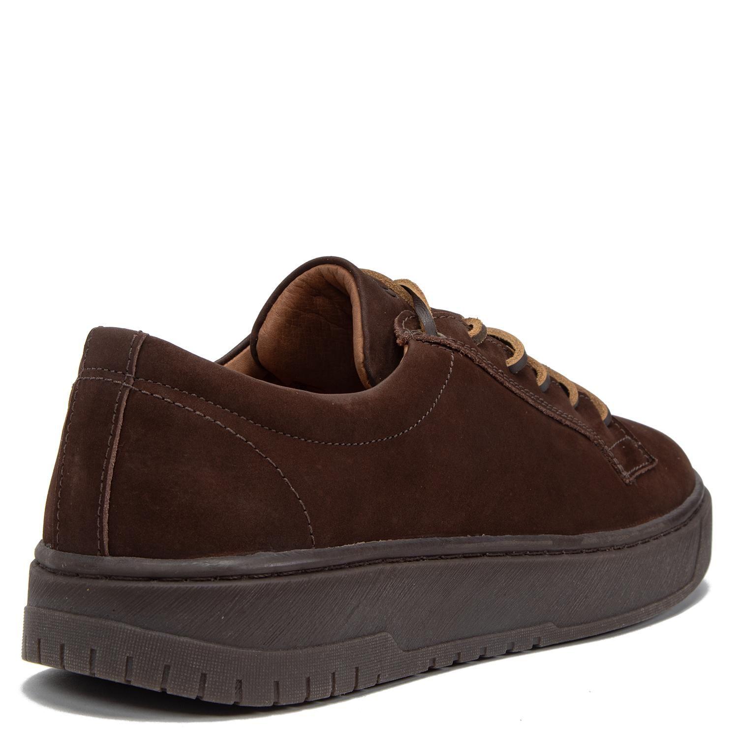 Zapatilla de cuero hombre Guante chocolate Hong Kong-3