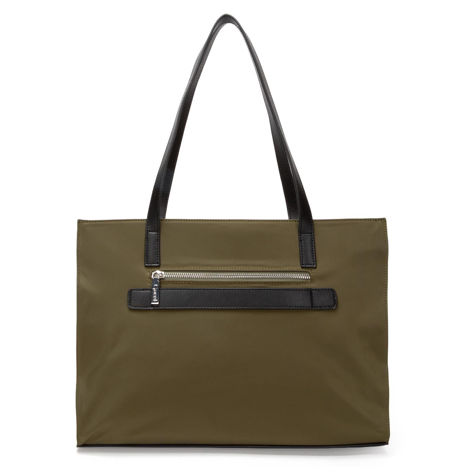 Cartera mujer Gacel olivo shopping notebook-0
