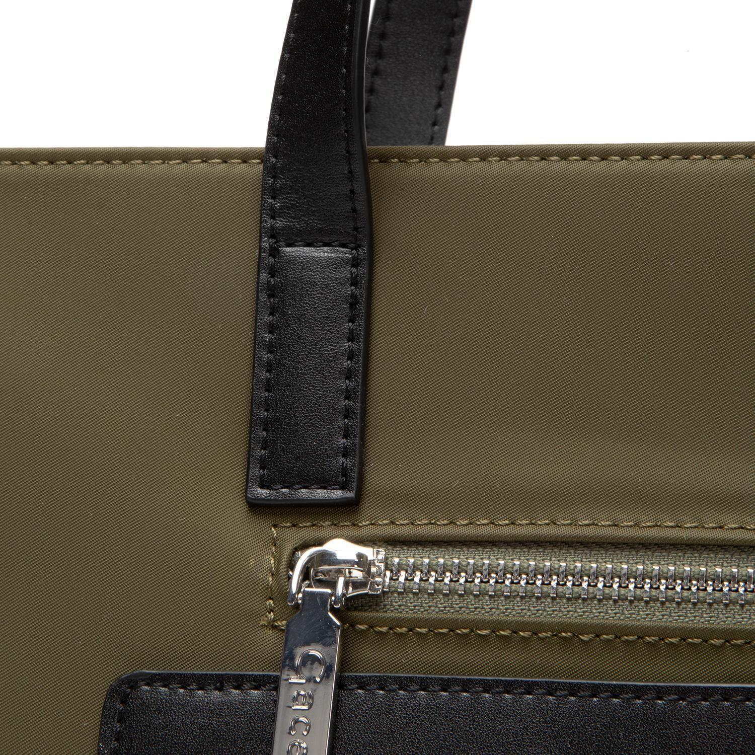 Cartera mujer Gacel olivo shopping notebook-4