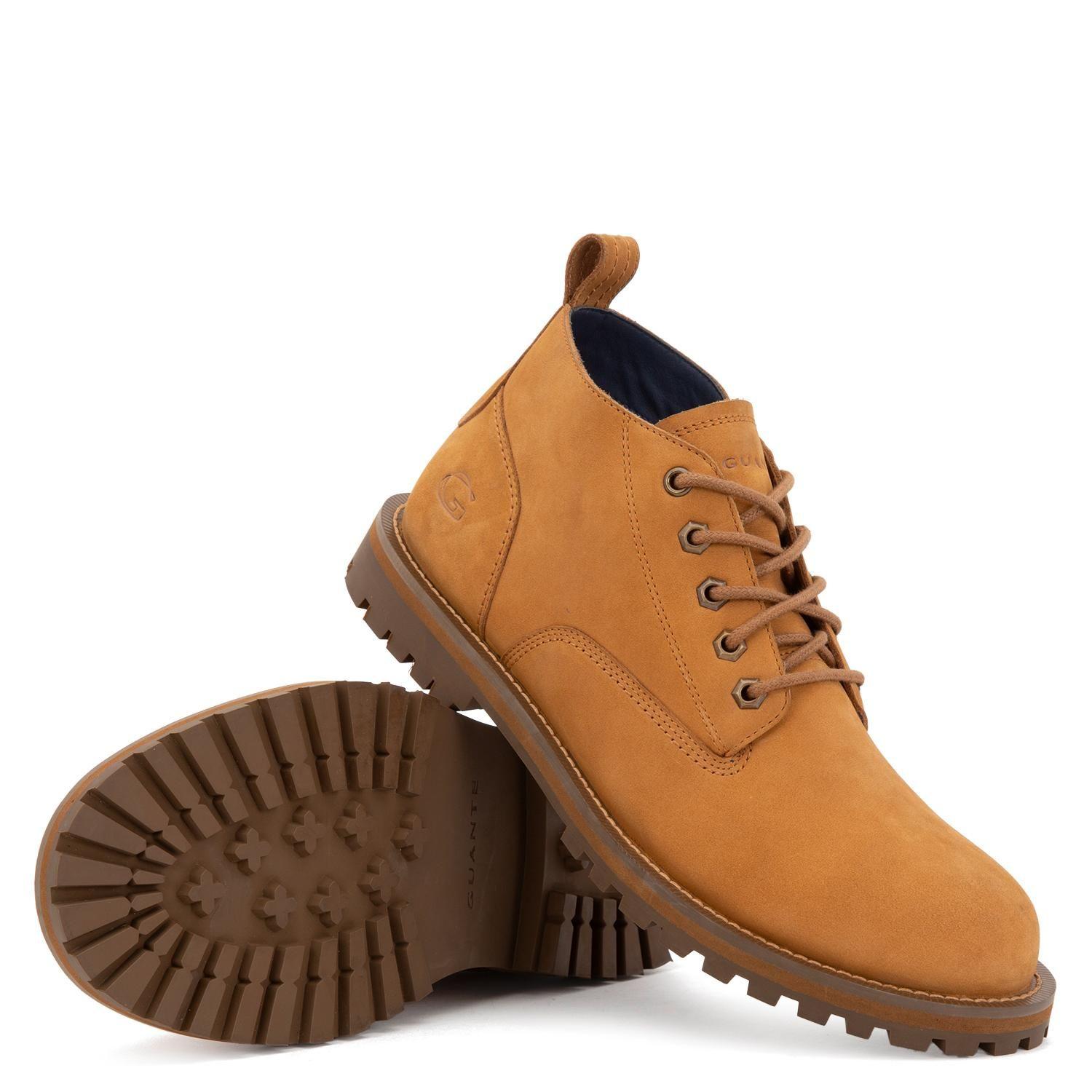 Botin de cuero hombre Guante tostado Mons-2
