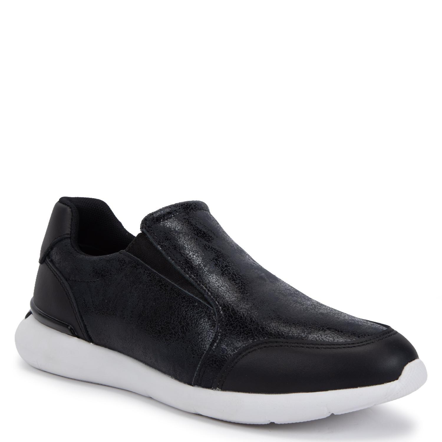Zapatilla de cuero mujer Gacel negro Steffy-0