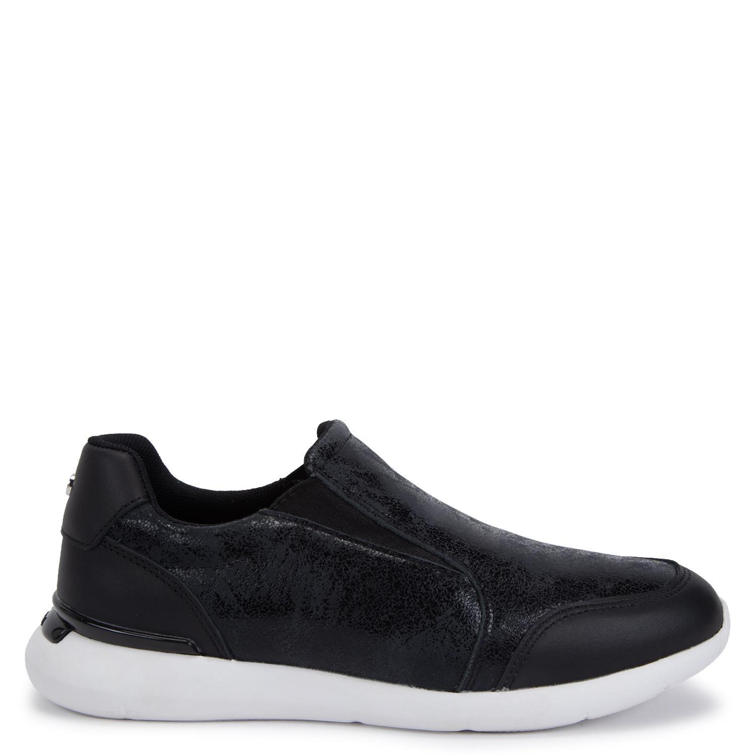 Zapatilla de cuero mujer Gacel negro Steffy-2