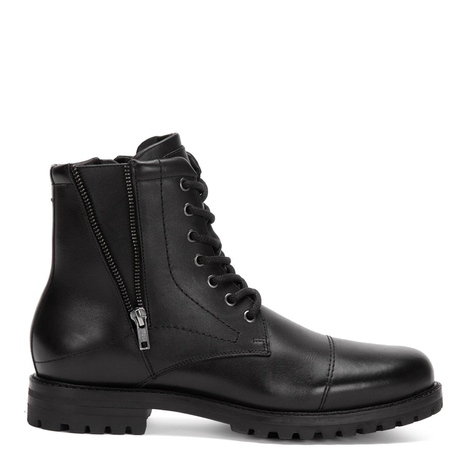 Botin de cuero hombre Guante negro Estocolmo-0