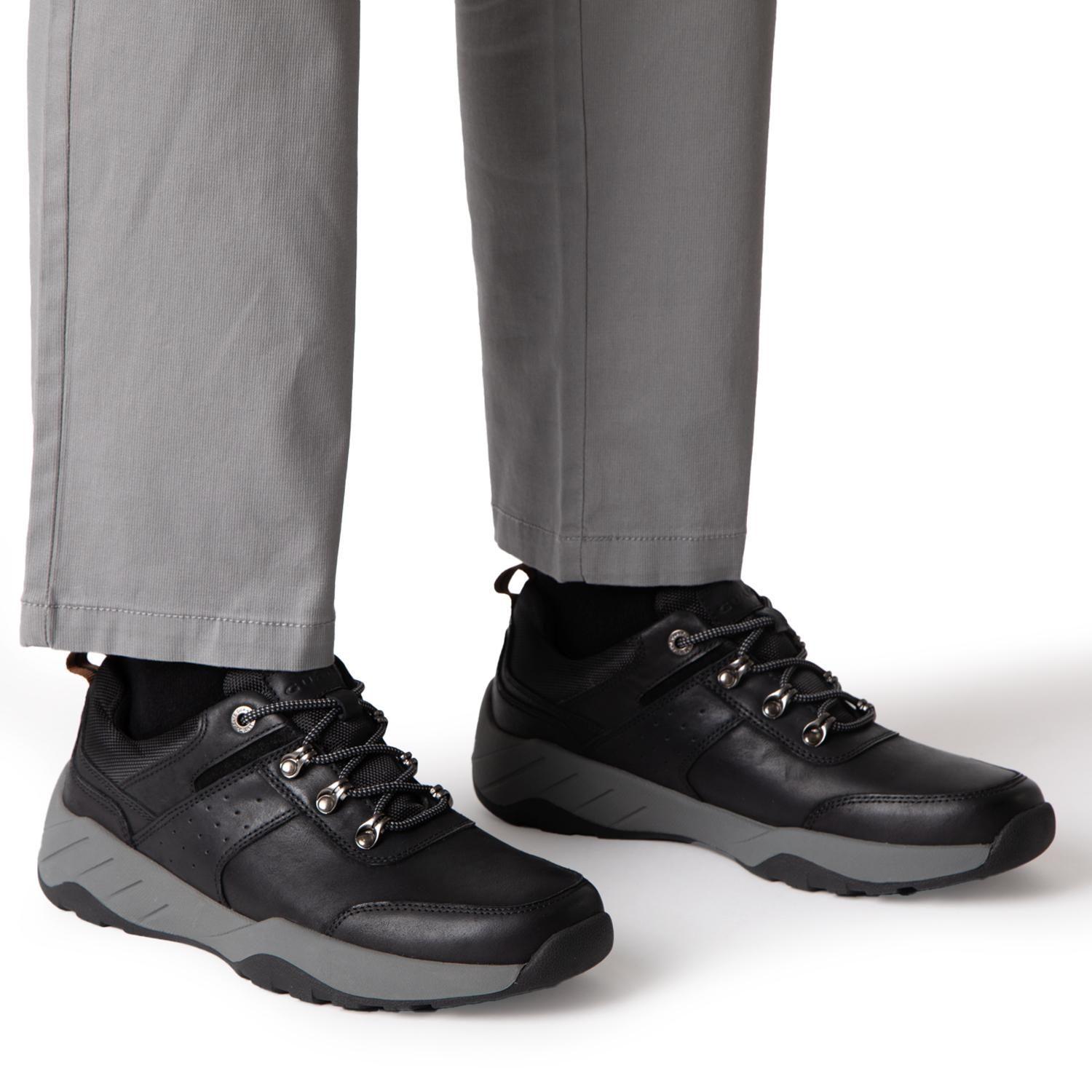 Zapato de cuero hombre Guante negro Agra-1