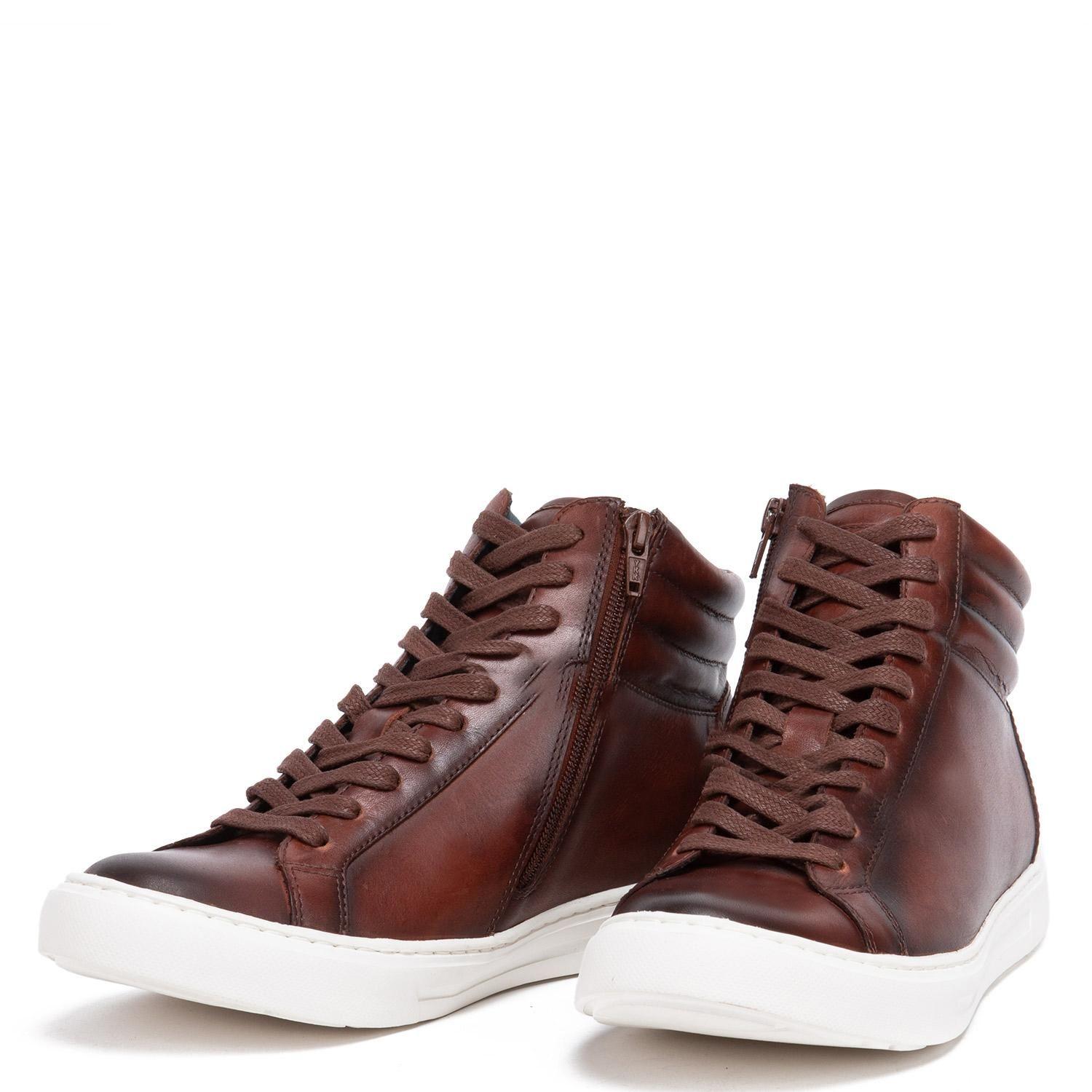 Zapatilla Caña Alta de cuero hombre Guante maldo Tokio-4