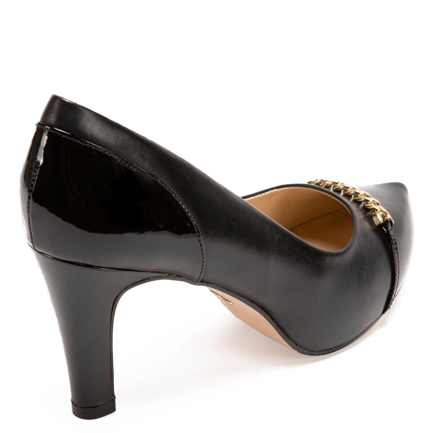 Zapato de cuero mujer Gacel negro Katerina-3