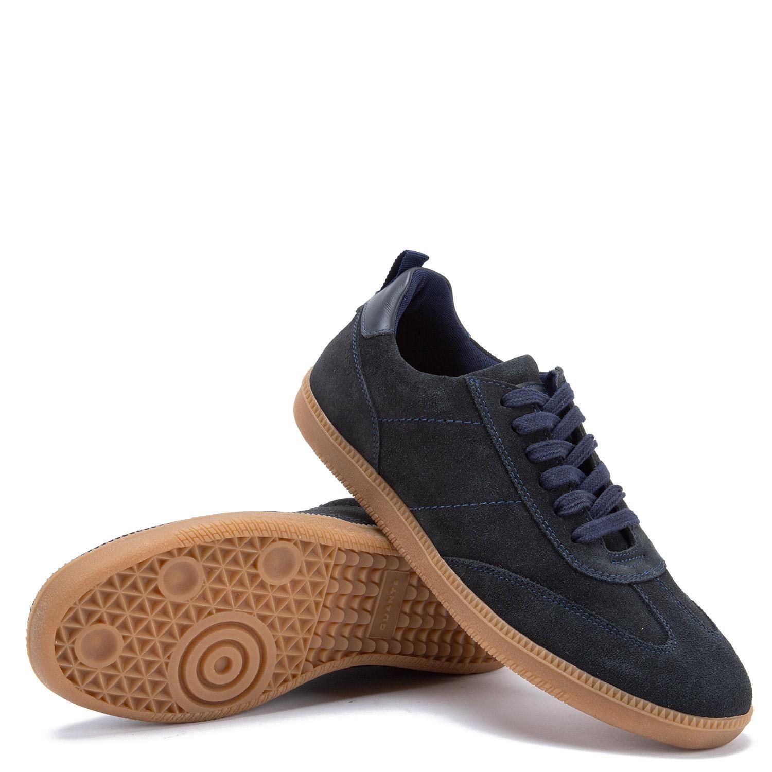 Zapatilla de cuero hombre Guante Marino Keith-3