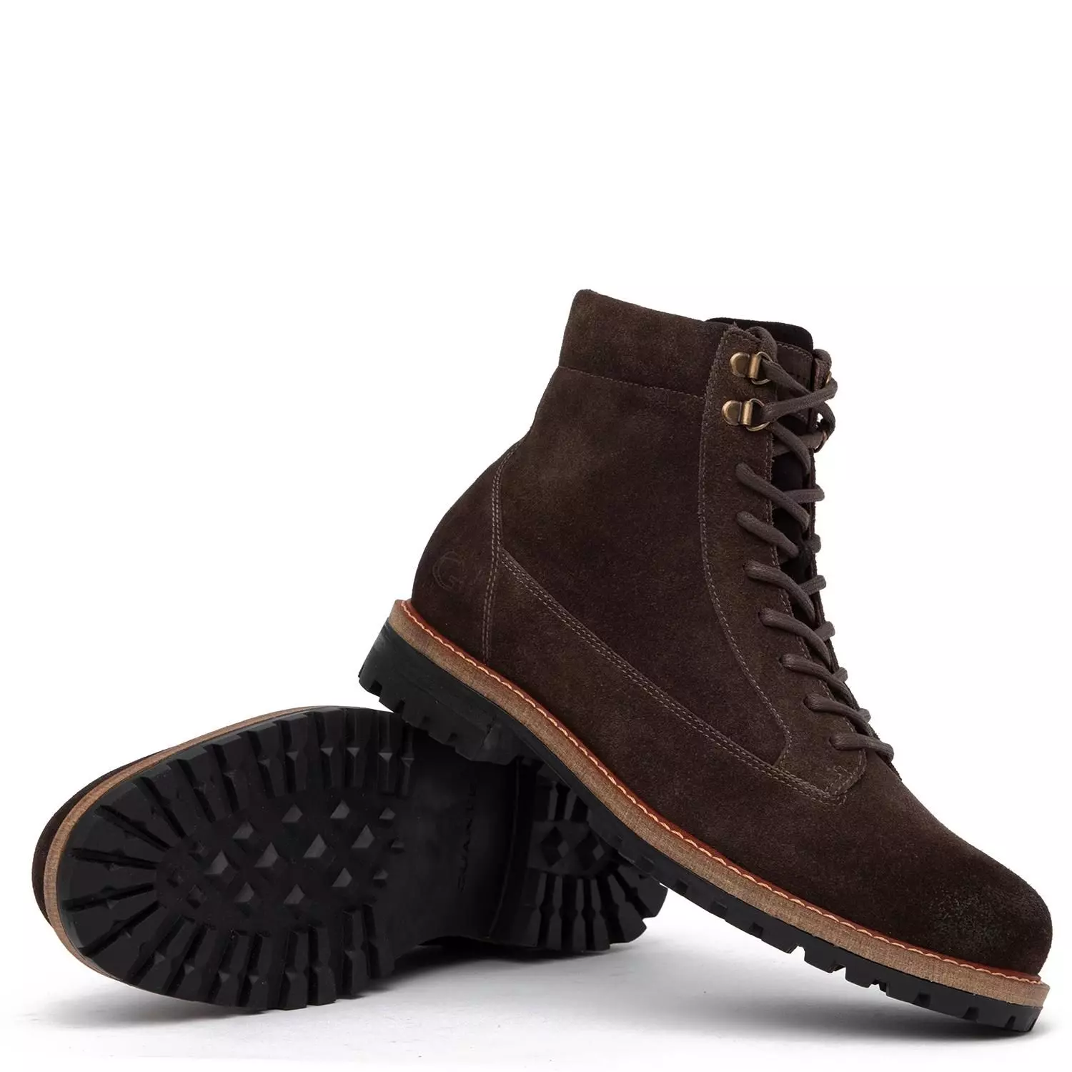 Botin de cuero hombre Guante chocolate Estocolmo 0036321-3