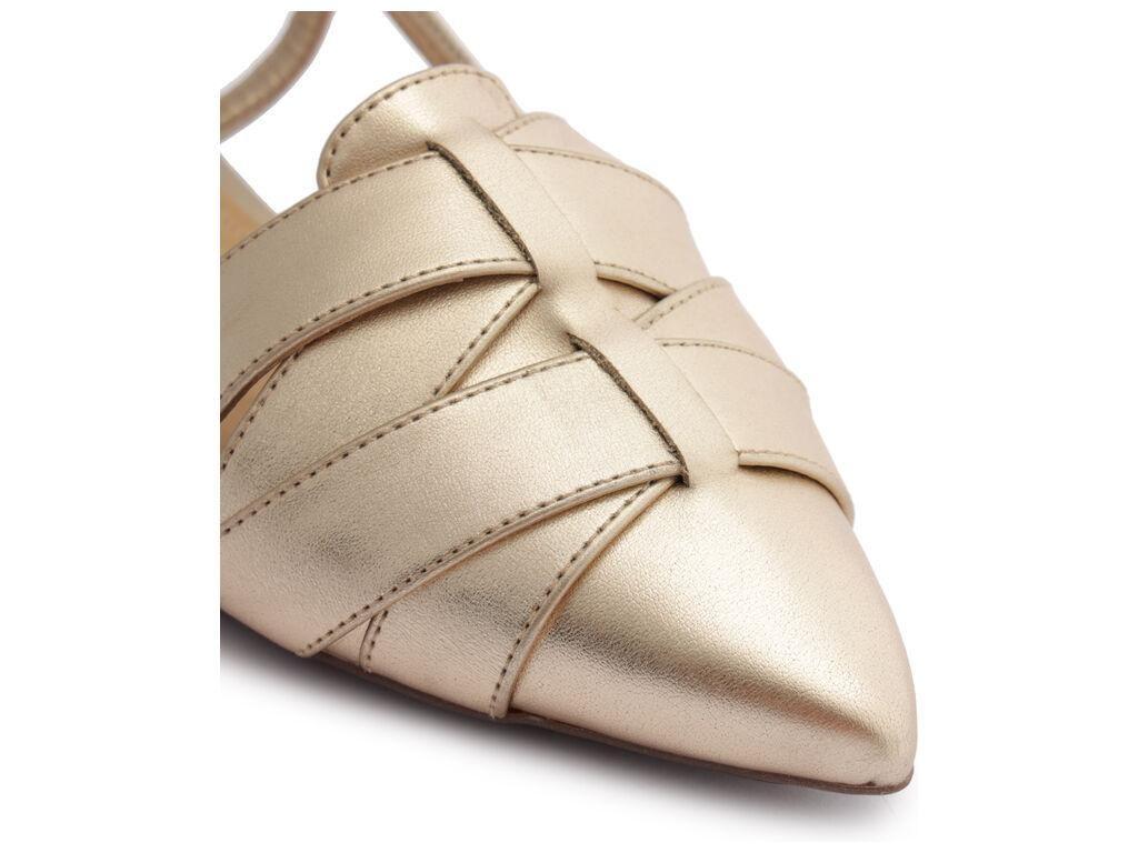 Zapato mujer Anacapri dorado Celine-5