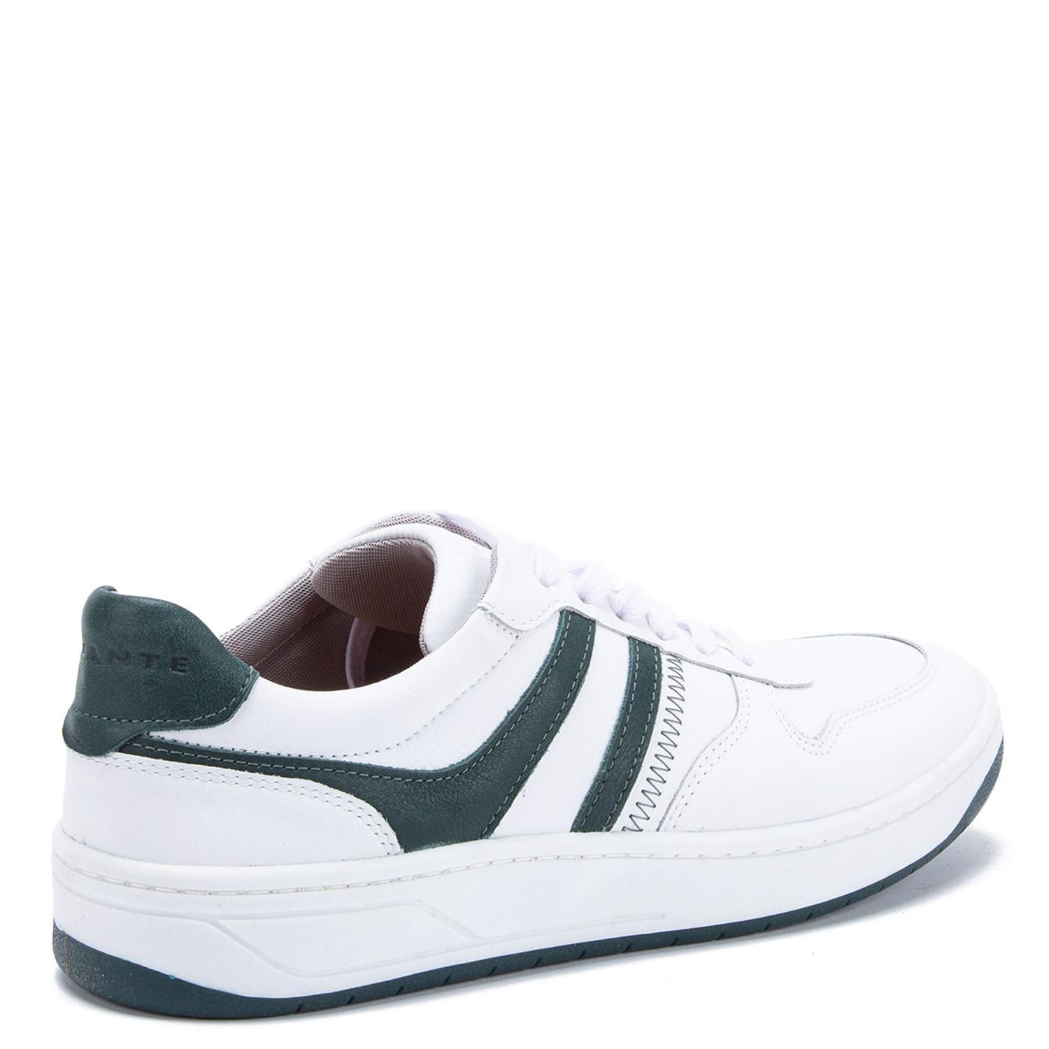 Zapatilla de cuero hombre Guante blanco Tesla-4