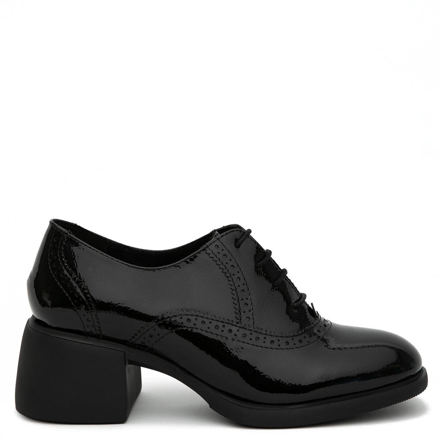 Zapato de cuero mujer Gacel negro Wondy 0661054-0