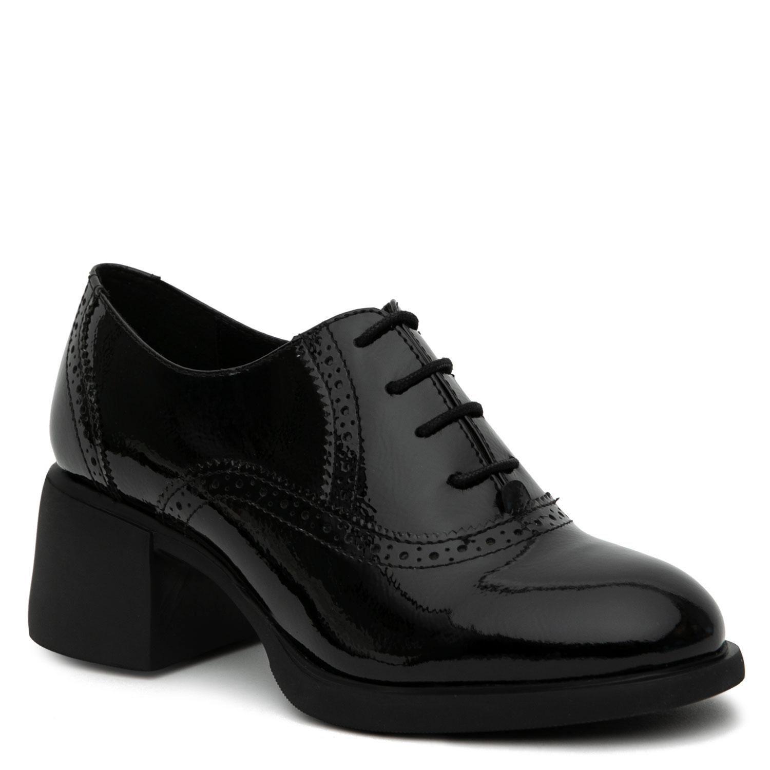 Zapato de cuero mujer Gacel negro Wondy 0661054-2
