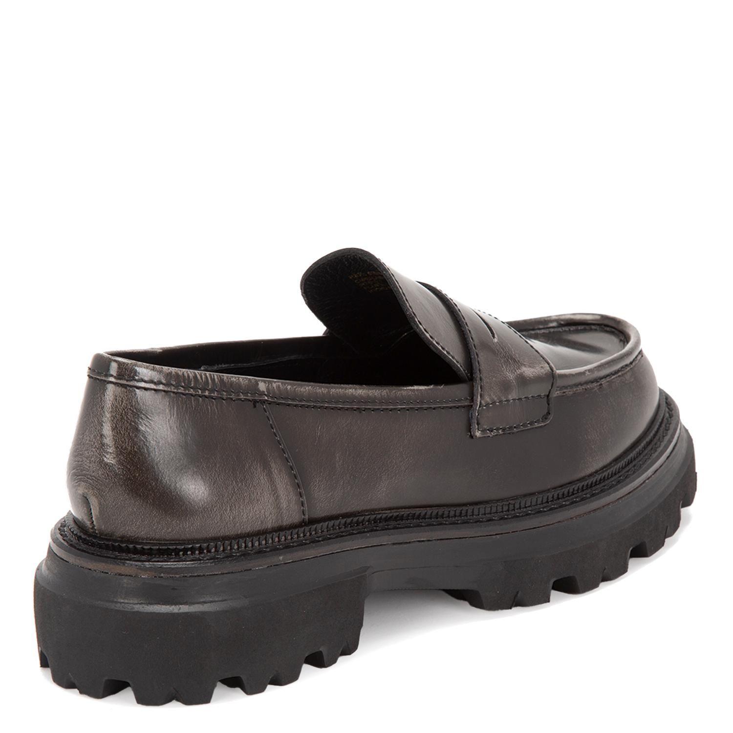 Mocasin de cuero mujer Gacel acero Eve 0659904-3