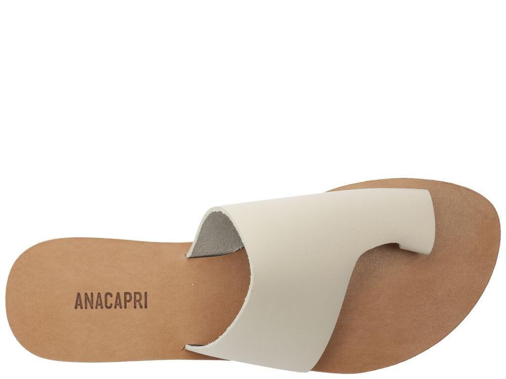 Sandalia de cuero mujer Anacapri Alba Blanco-1