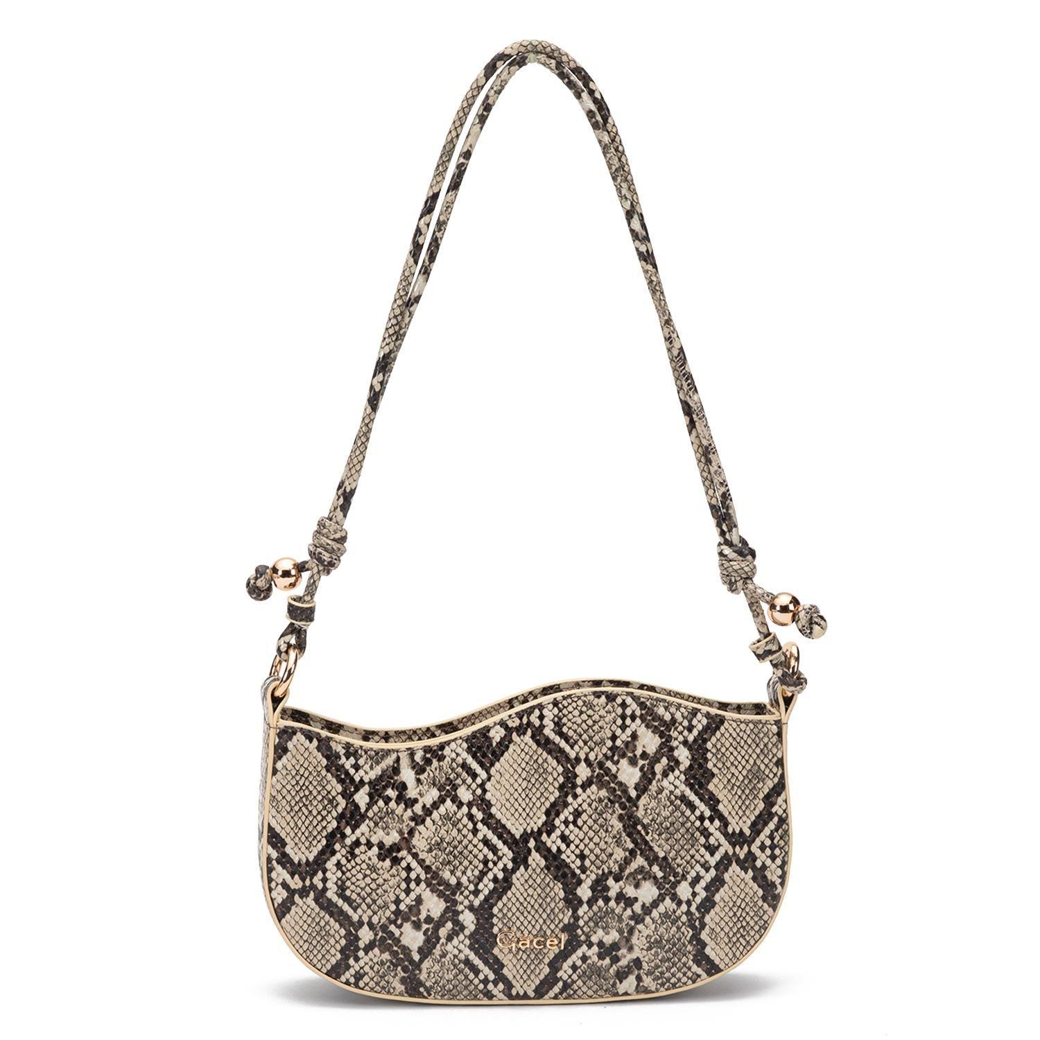 Cartera mujer Gacel off white oval-0