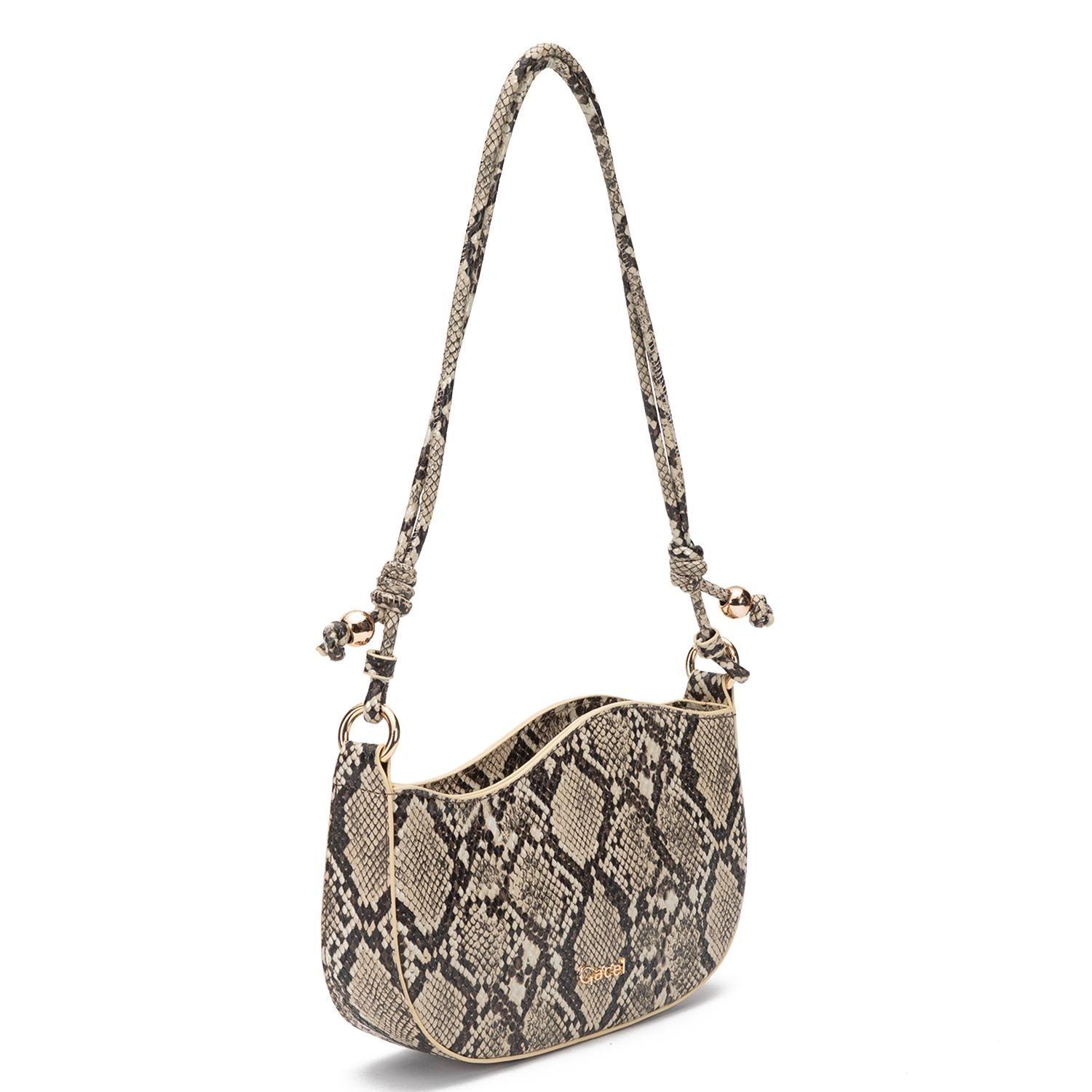 Cartera mujer Gacel off white oval-2