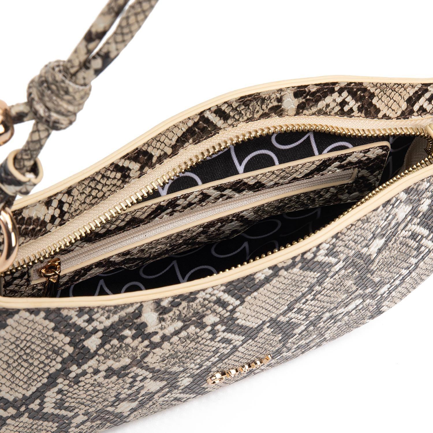 Cartera mujer Gacel off white oval-4