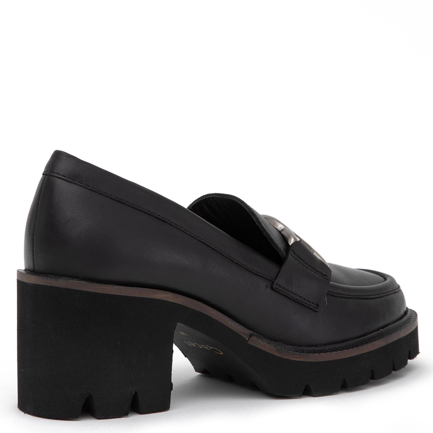 Zapato de cuero mujer Gacel negro Ranya 0660983-4