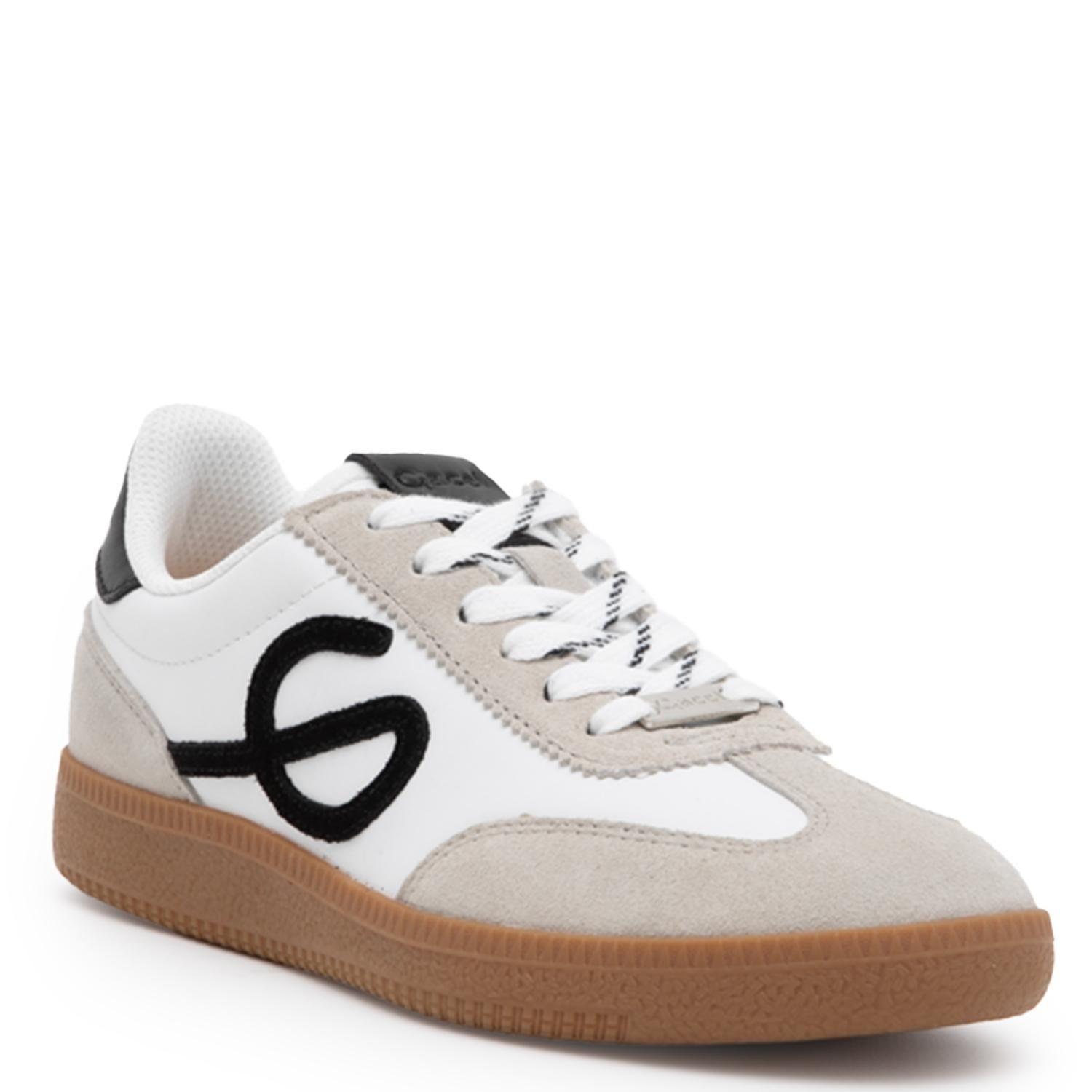 Zapatilla de cuero mujer Gacel blanco Muna-2