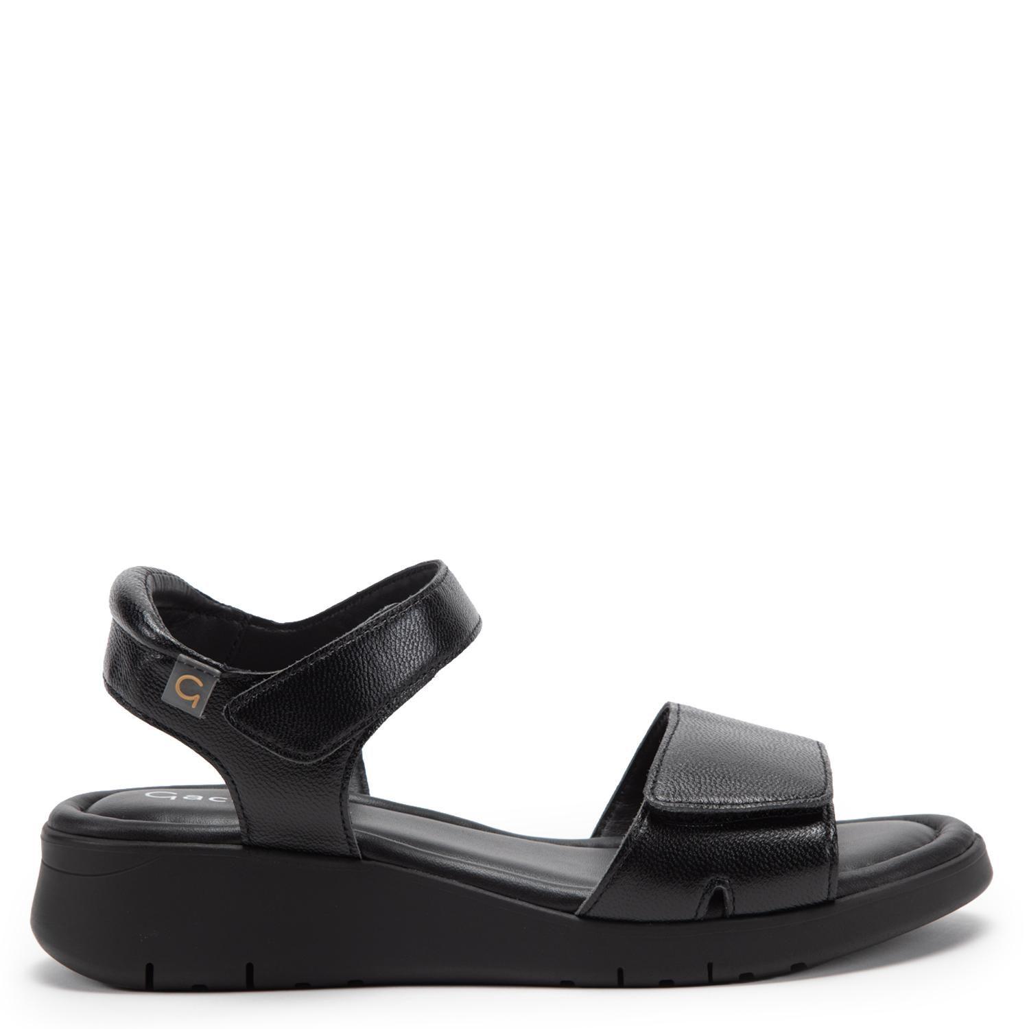 Sandalia de cuero mujer Gacel negro Dorothy-0