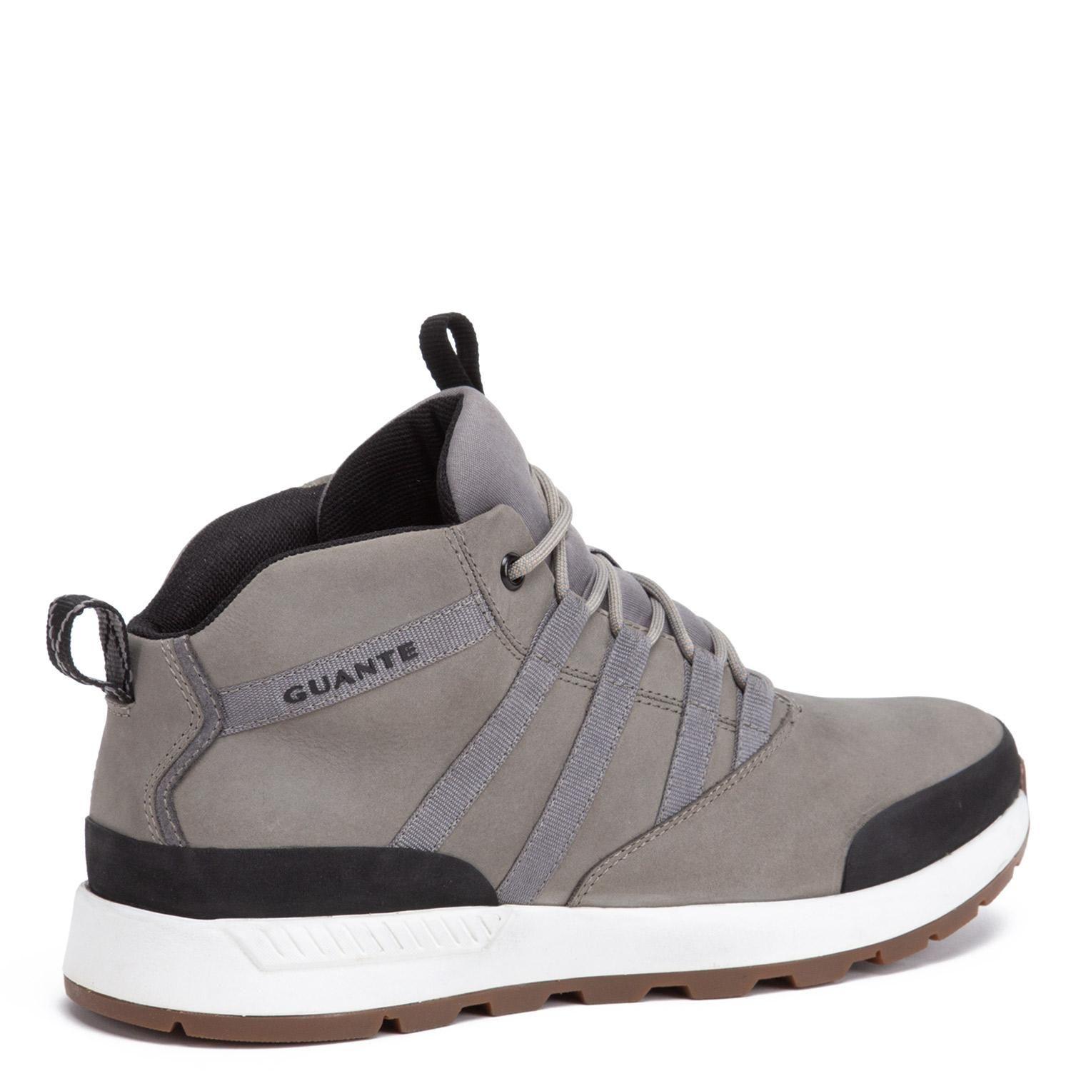 Zapatilla Caña Alta de cuero hombre Guante gris Maine 0035756-4