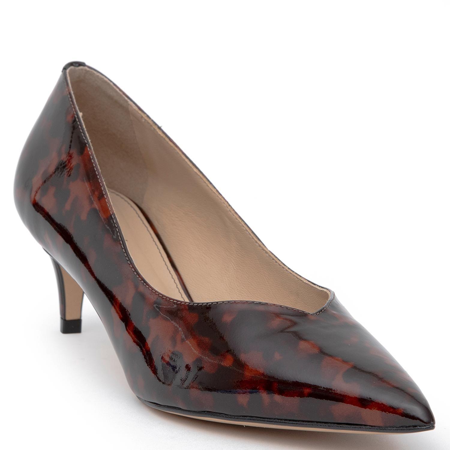 Zapato de cuero mujer Gacel carey Dan-2