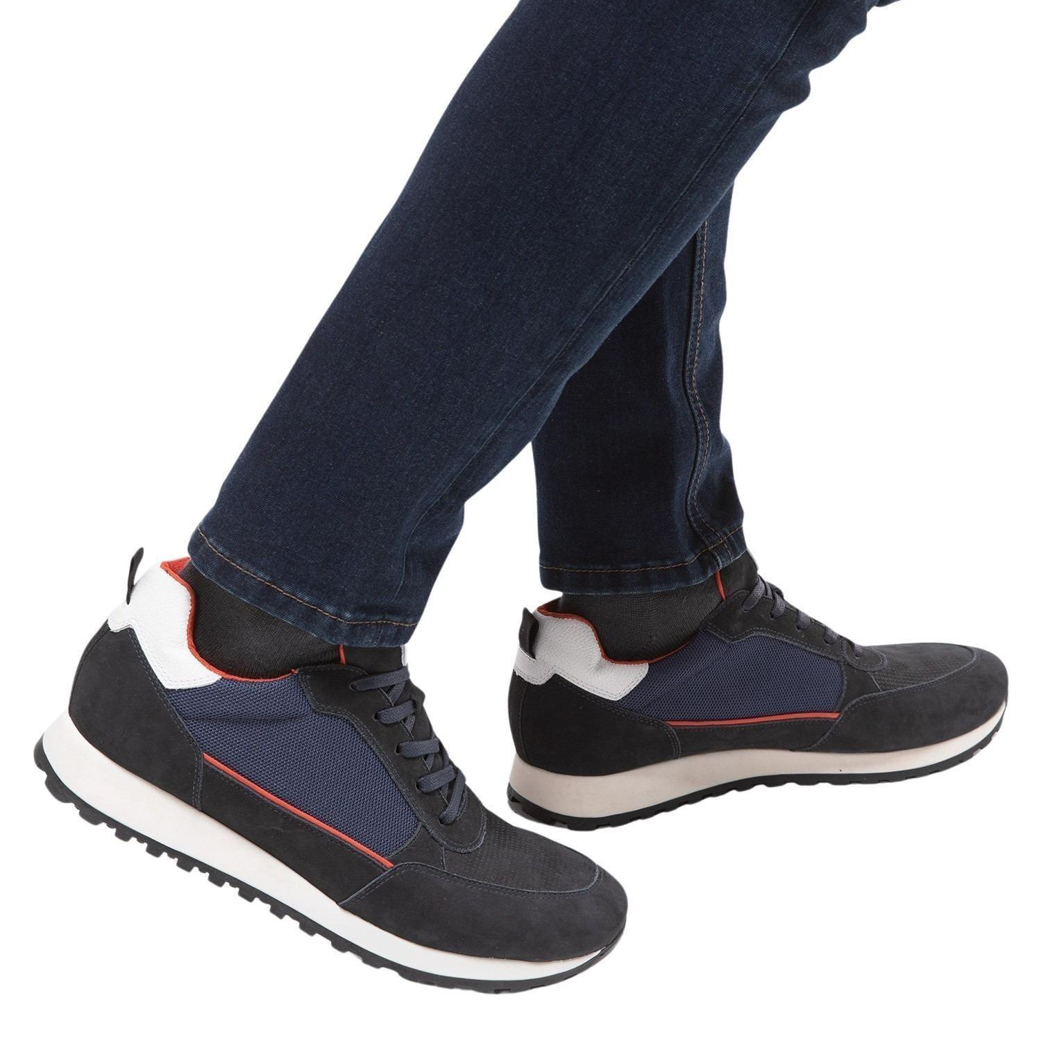 Zapatilla de cuero hombre Guante Marino Juventus 0035041-1