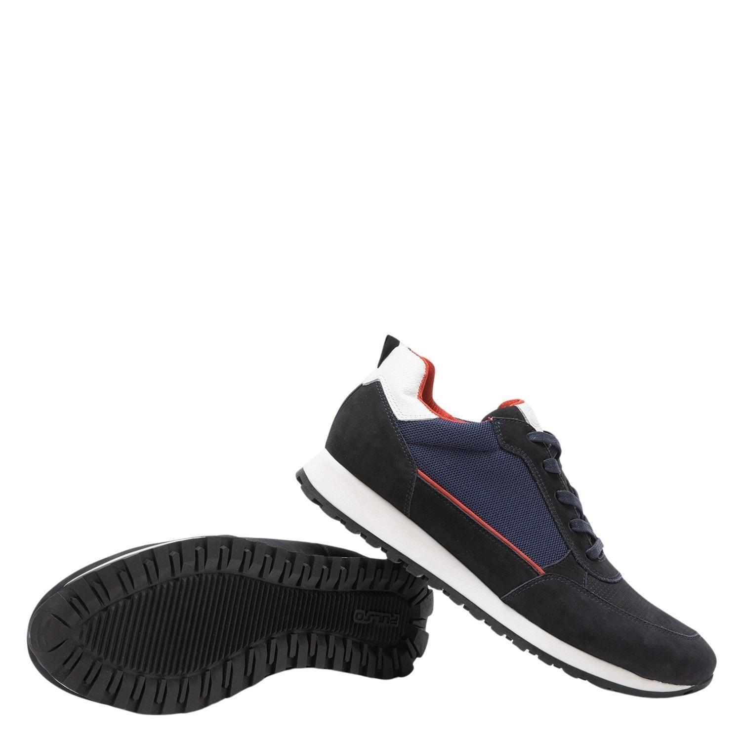 Zapatilla de cuero hombre Guante Marino Juventus 0035041-3
