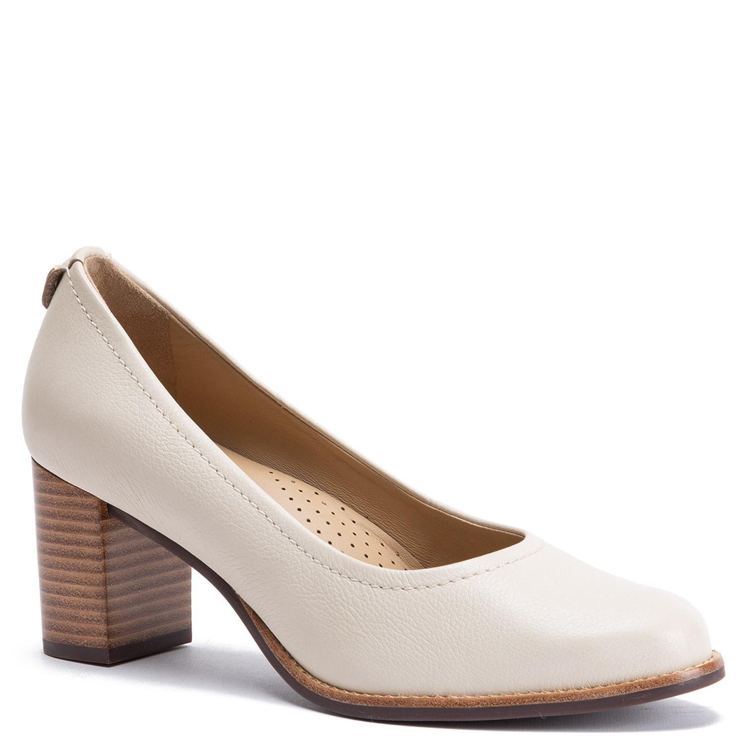 Zapato de cuero mujer Gacel crema Elvira-2