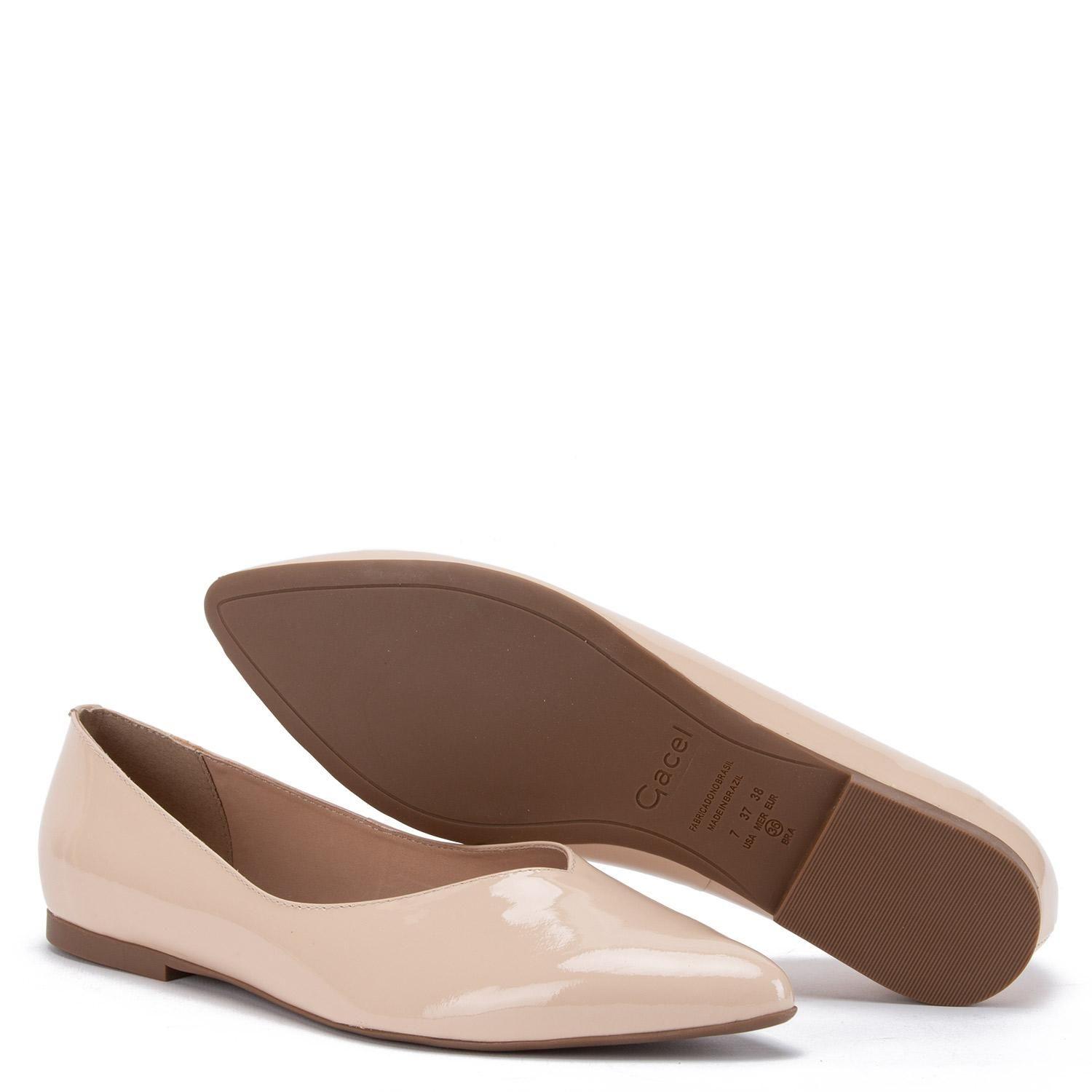 Ballerina de cuero mujer Gacel Nude Kim 0659601-3