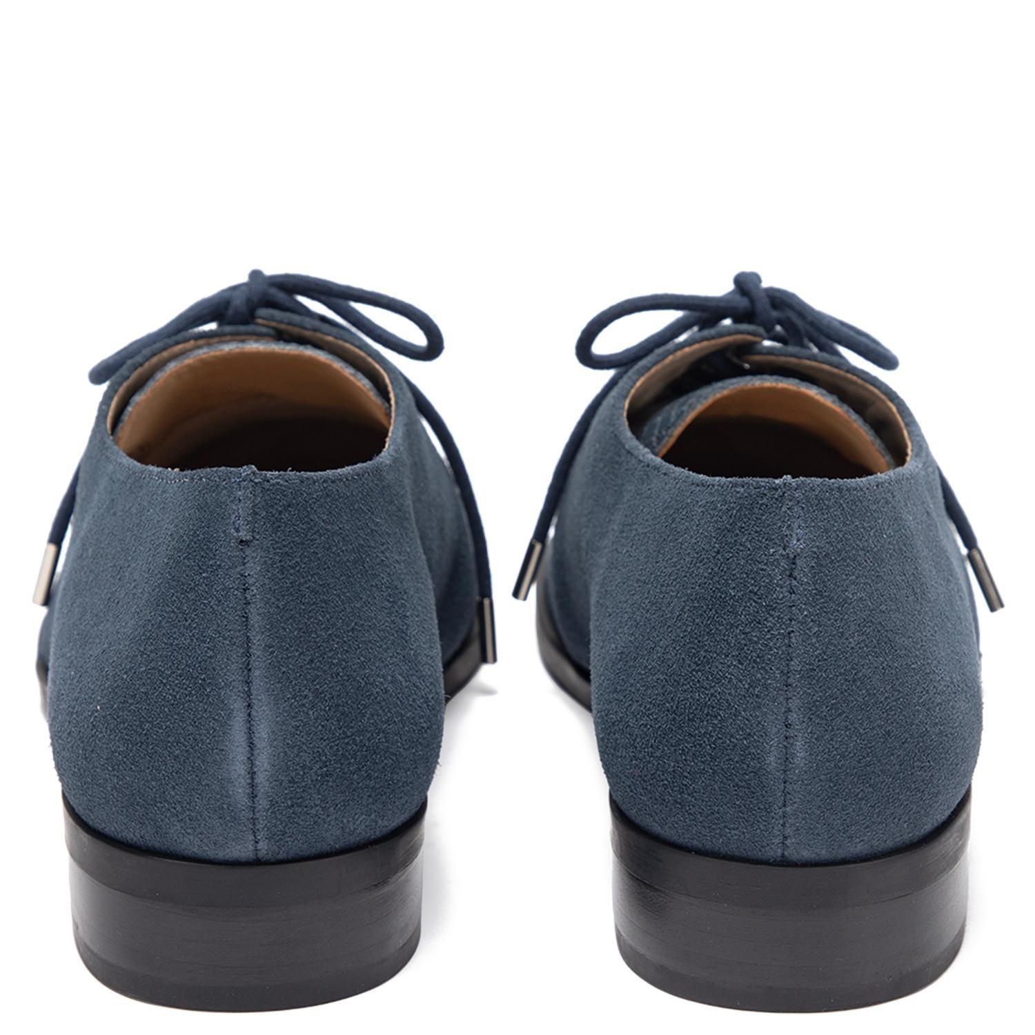 Zapato de cuero mujer Gacel marino Cruz 0661171-4