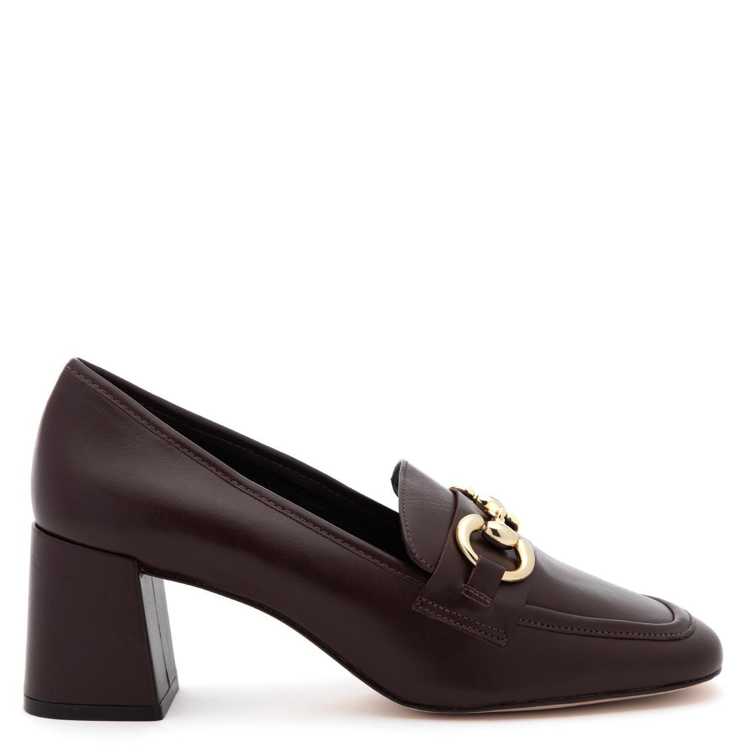 Zapato de cuero mujer Gacel chocolate Aubrey 0661124-0