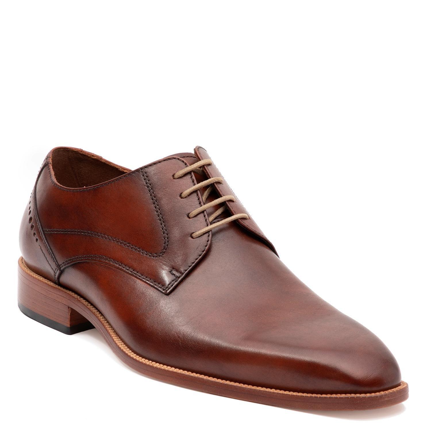 Zapato de cuero hombre Guante café Suela Natural 0035558-2