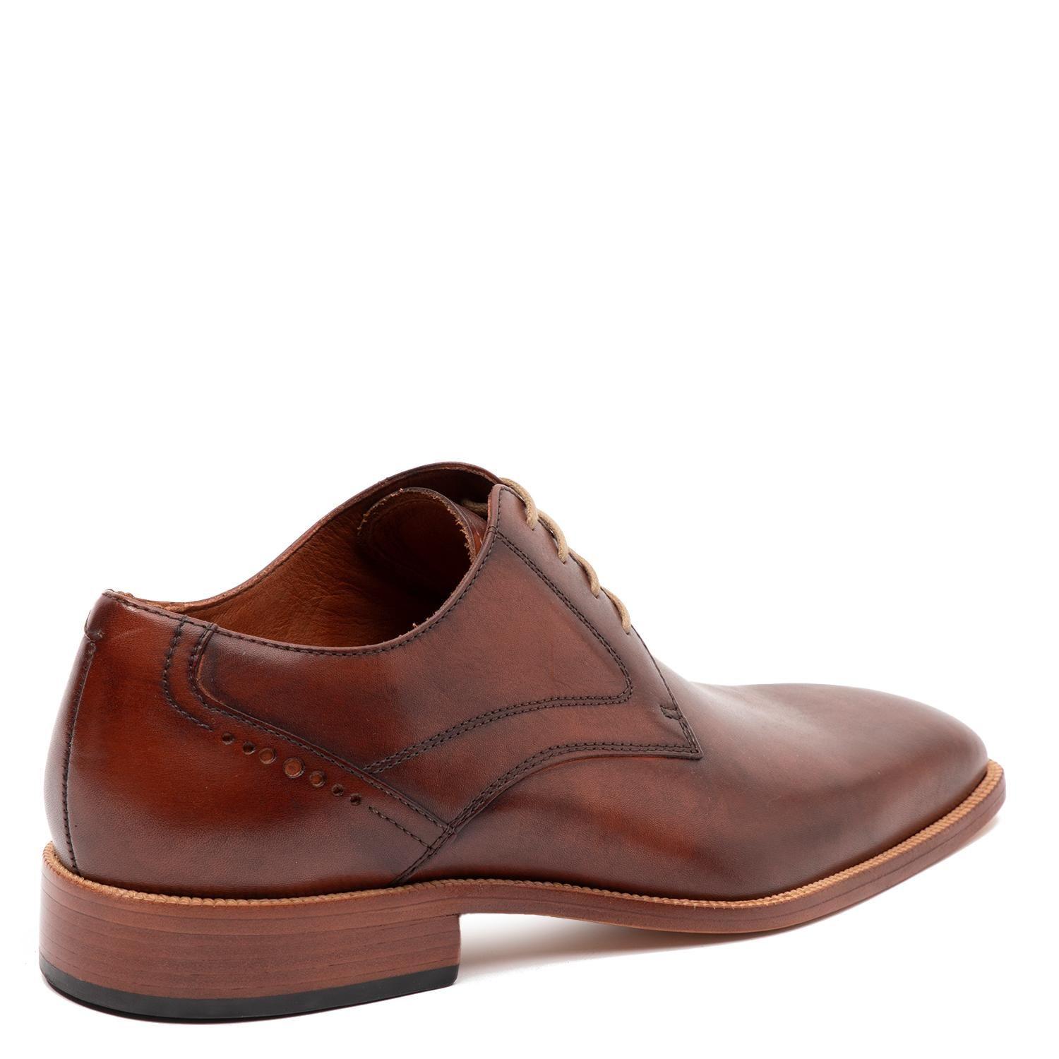 Zapato de cuero hombre Guante café Suela Natural 0035558-4