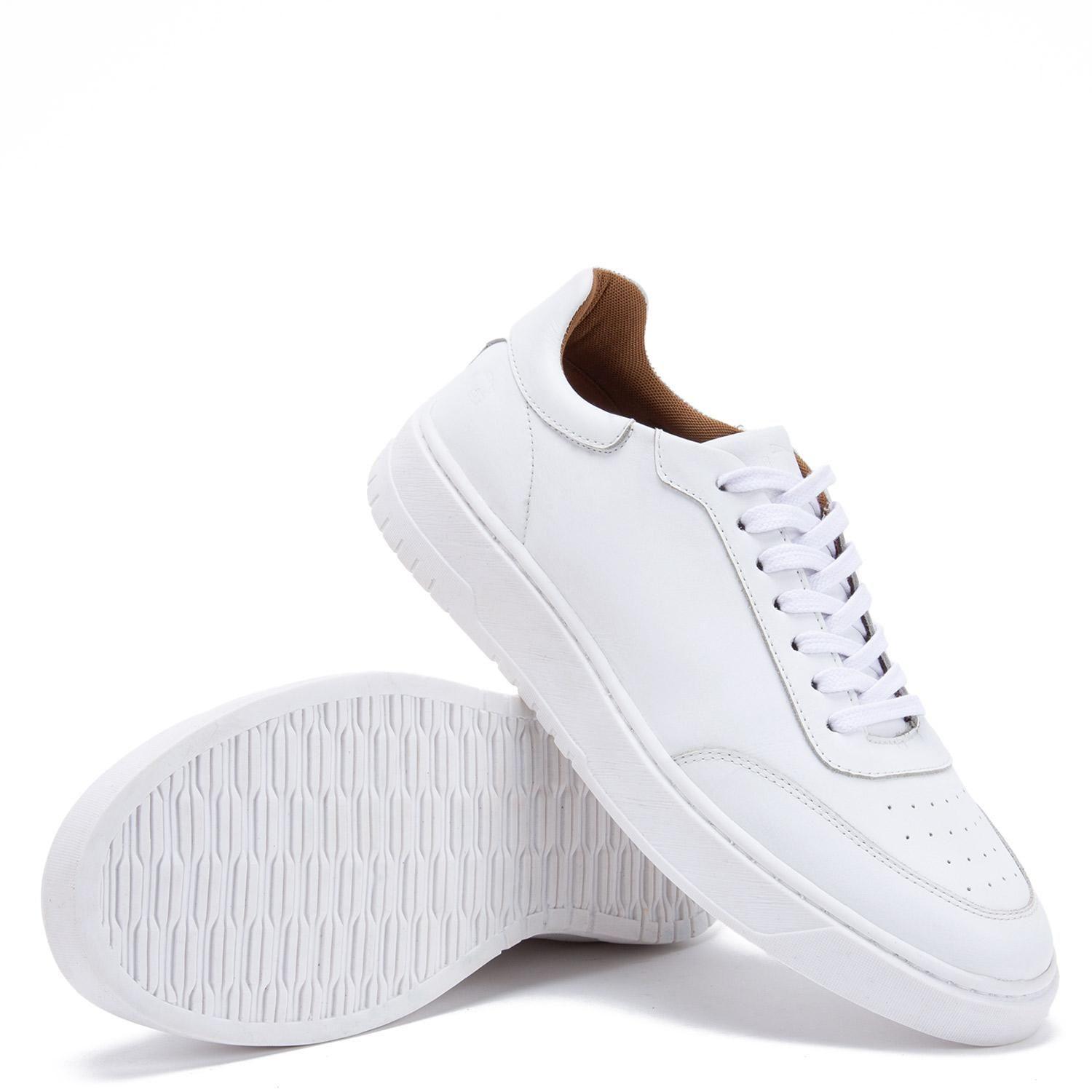 Zapatilla de cuero hombre Guante blanco Hong Kong-3