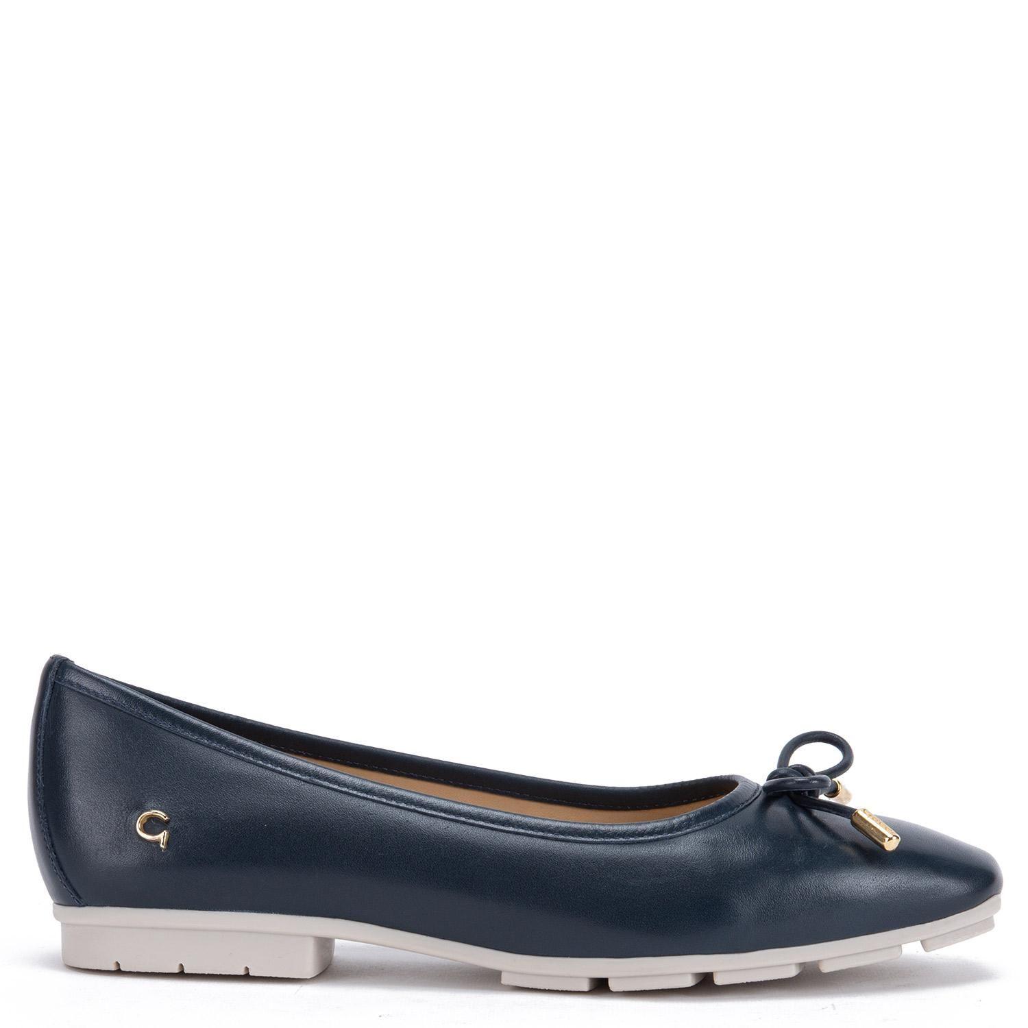 Zapato de cuero mujer Gacel marino Capri-0