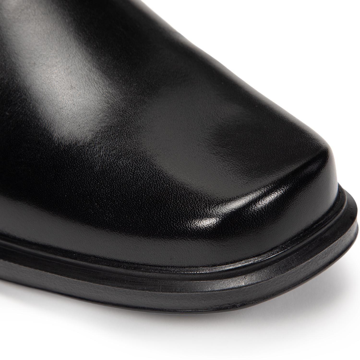Zapato de cuero hombre Guante negro Cardiff-5