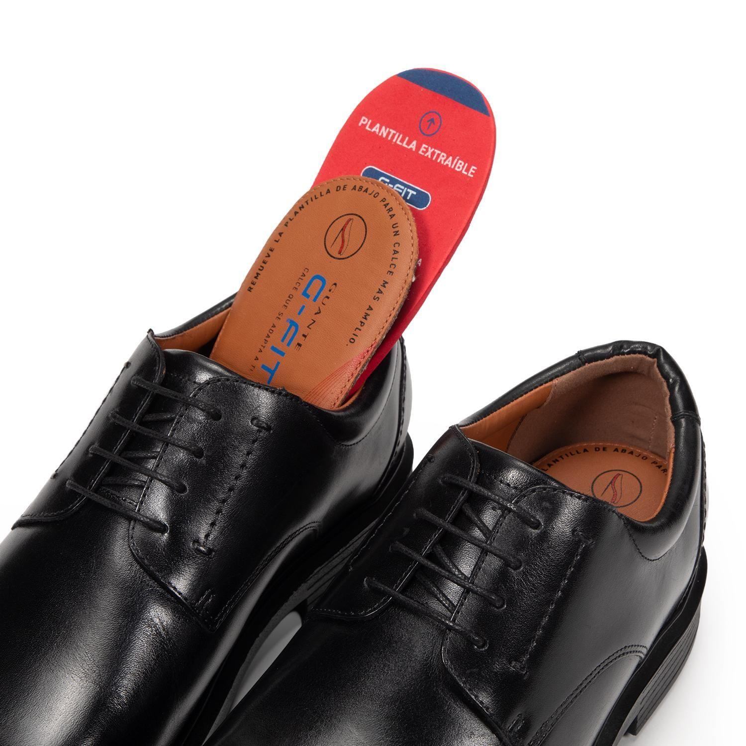 Zapato de cuero hombre Guante negro Cardiff-6