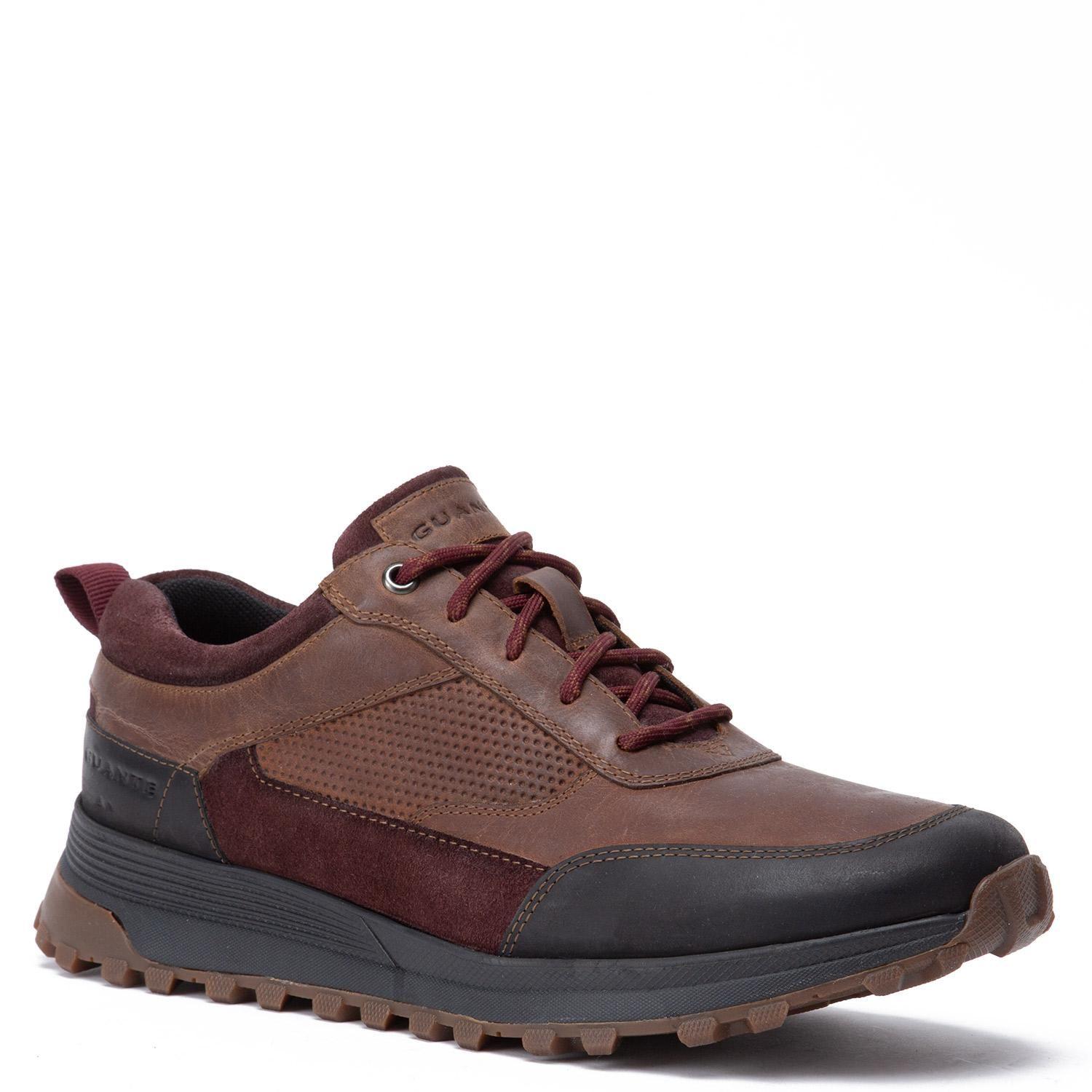 Zapato de cuero hombre Guante marron Edmod-2