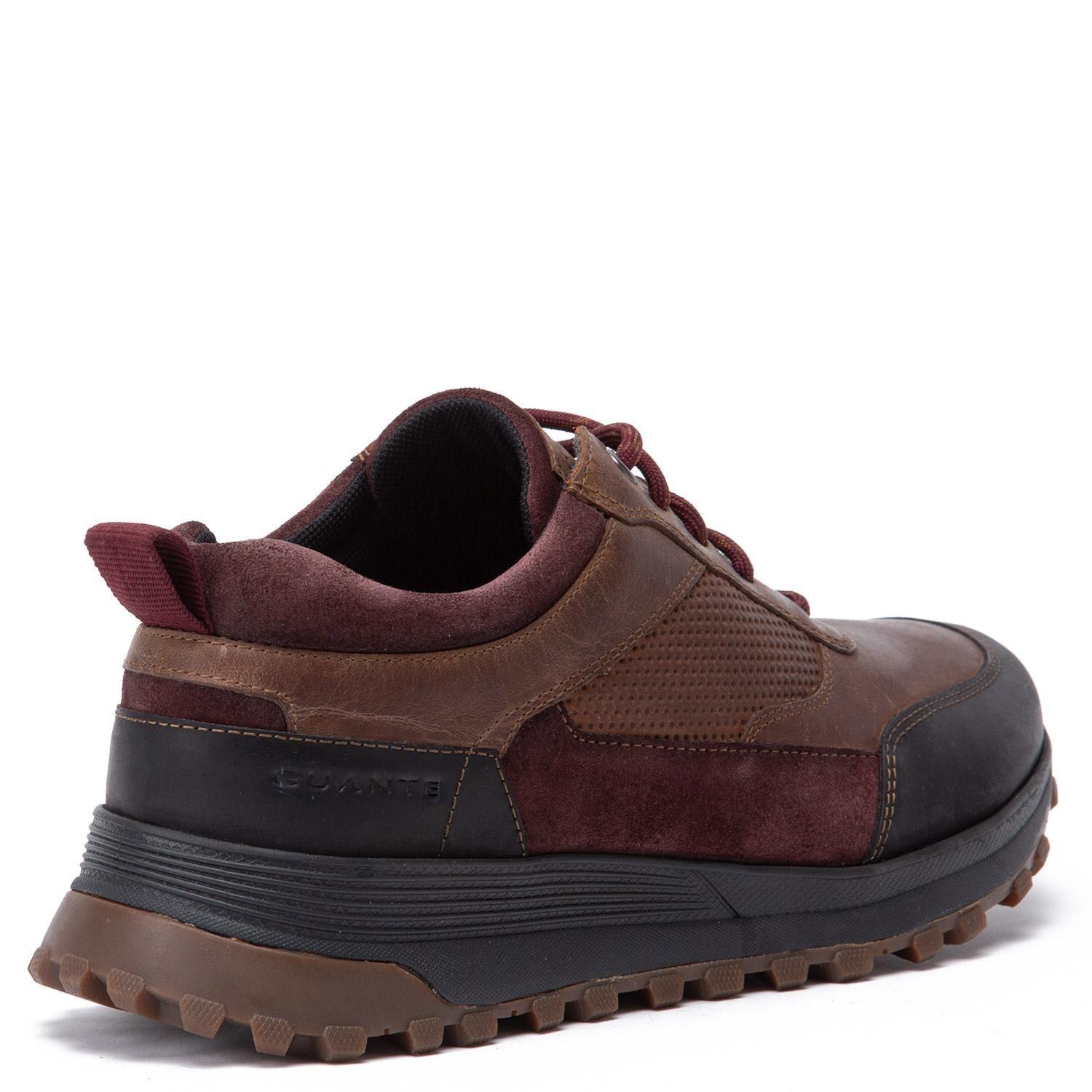 Zapato de cuero hombre Guante marron Edmod-4