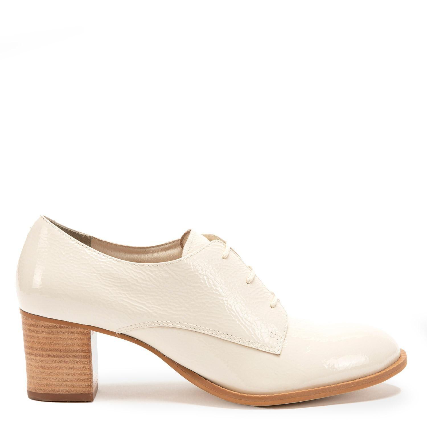 Zapato de cuero mujer Gacel Crema Claudia 0659491-0