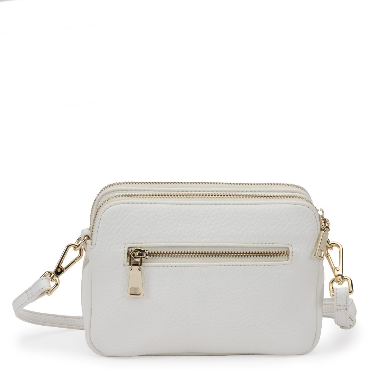 Cartera mujer Gacel blanco bandolera pequeña-3