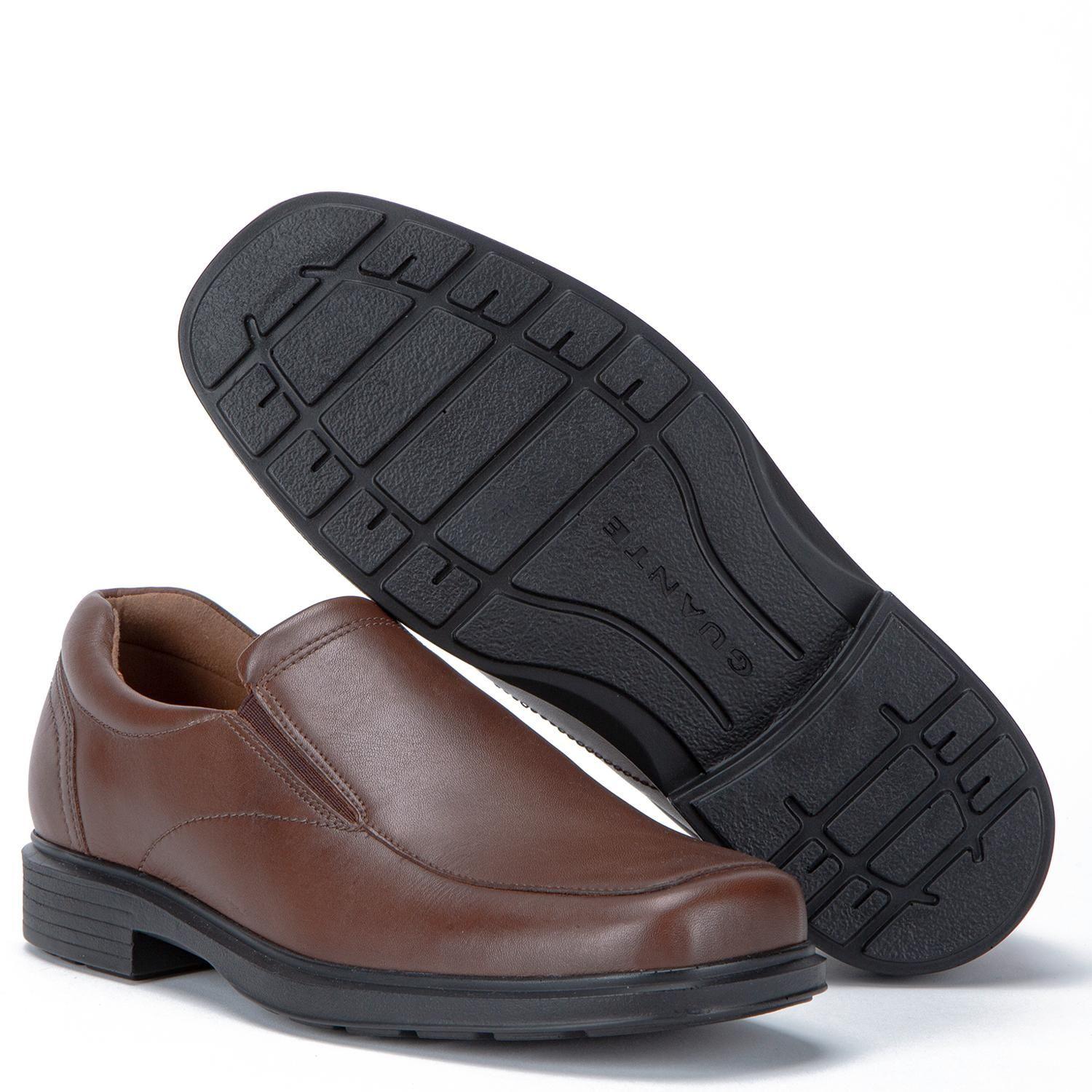 Zapato de cuero hombre Guante chocolate Cardiff-3