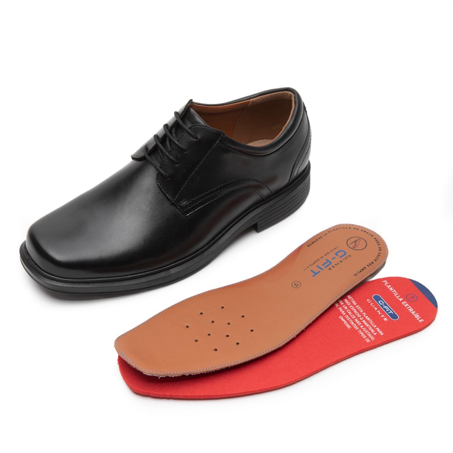 Zapato de cuero hombre Guante negro Cardiff-4